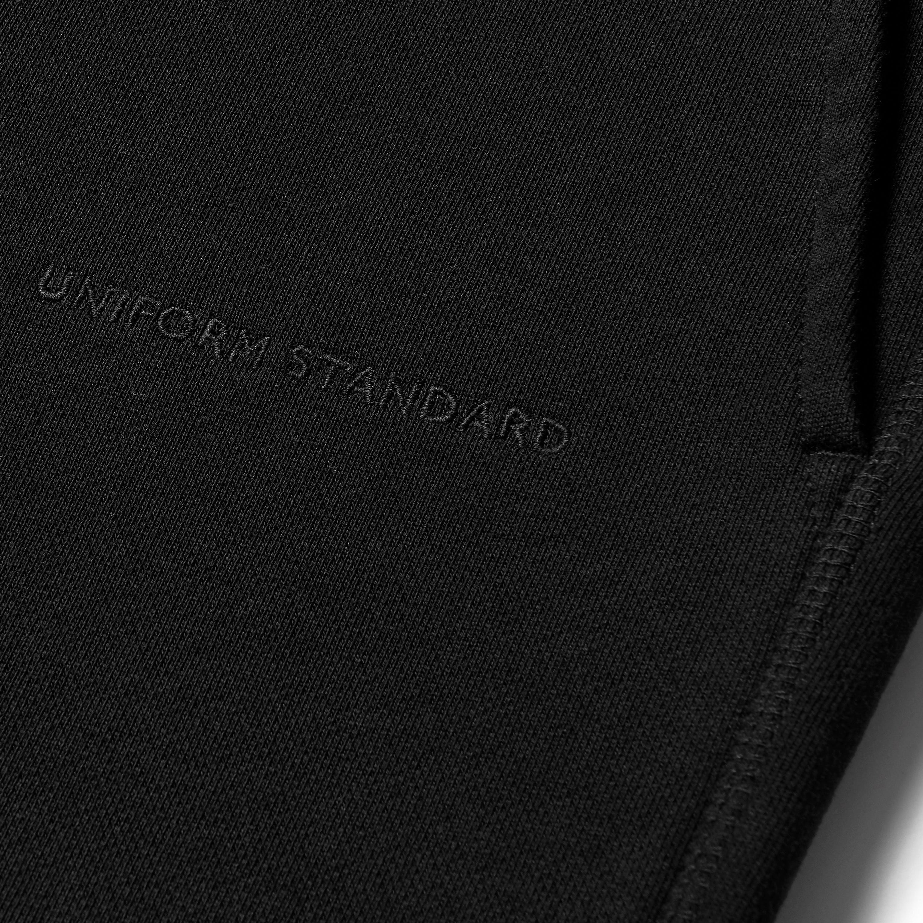 Organic Cotton Fleece Sweatpants Black