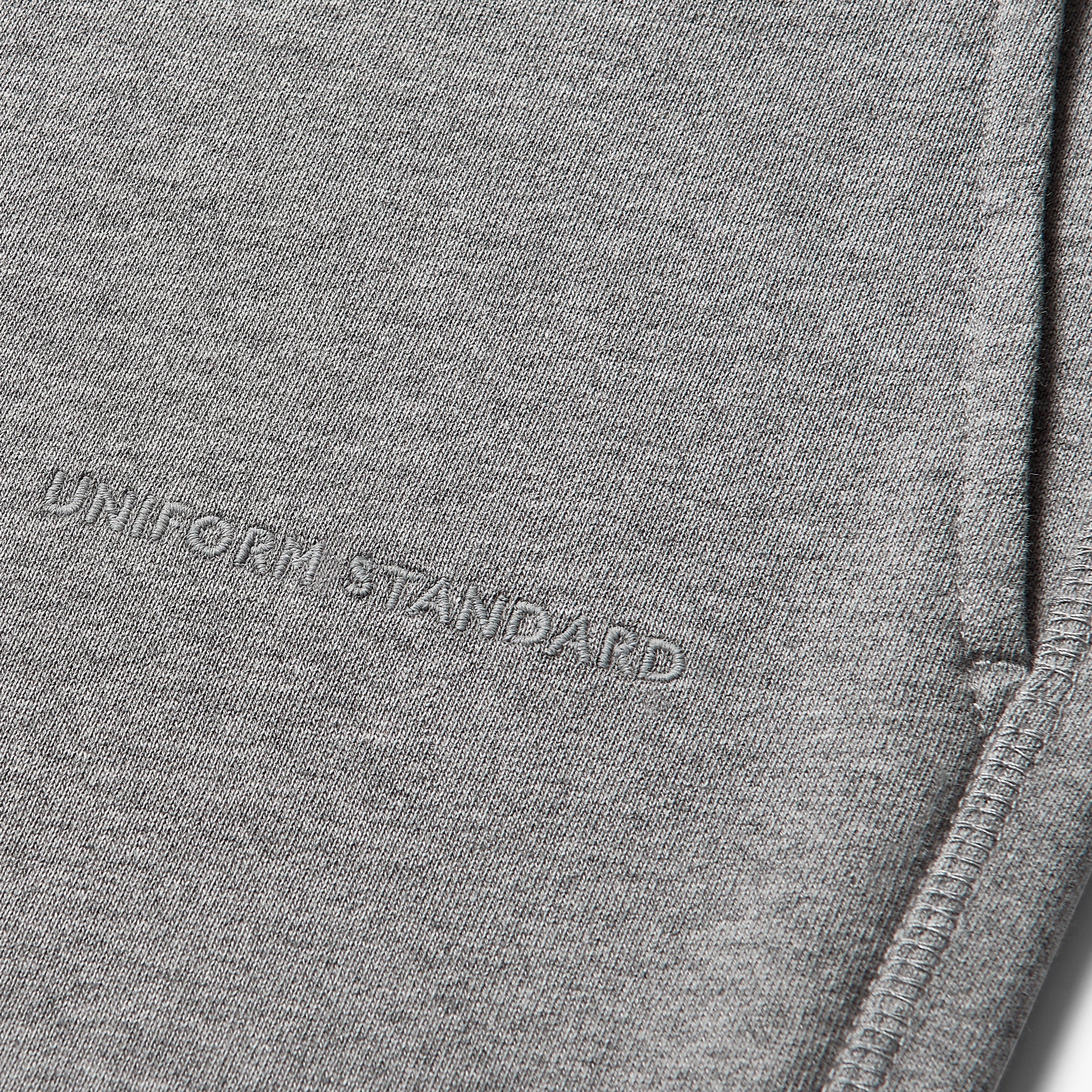Organic Fleece Cotton Sweatpants Grey Melange