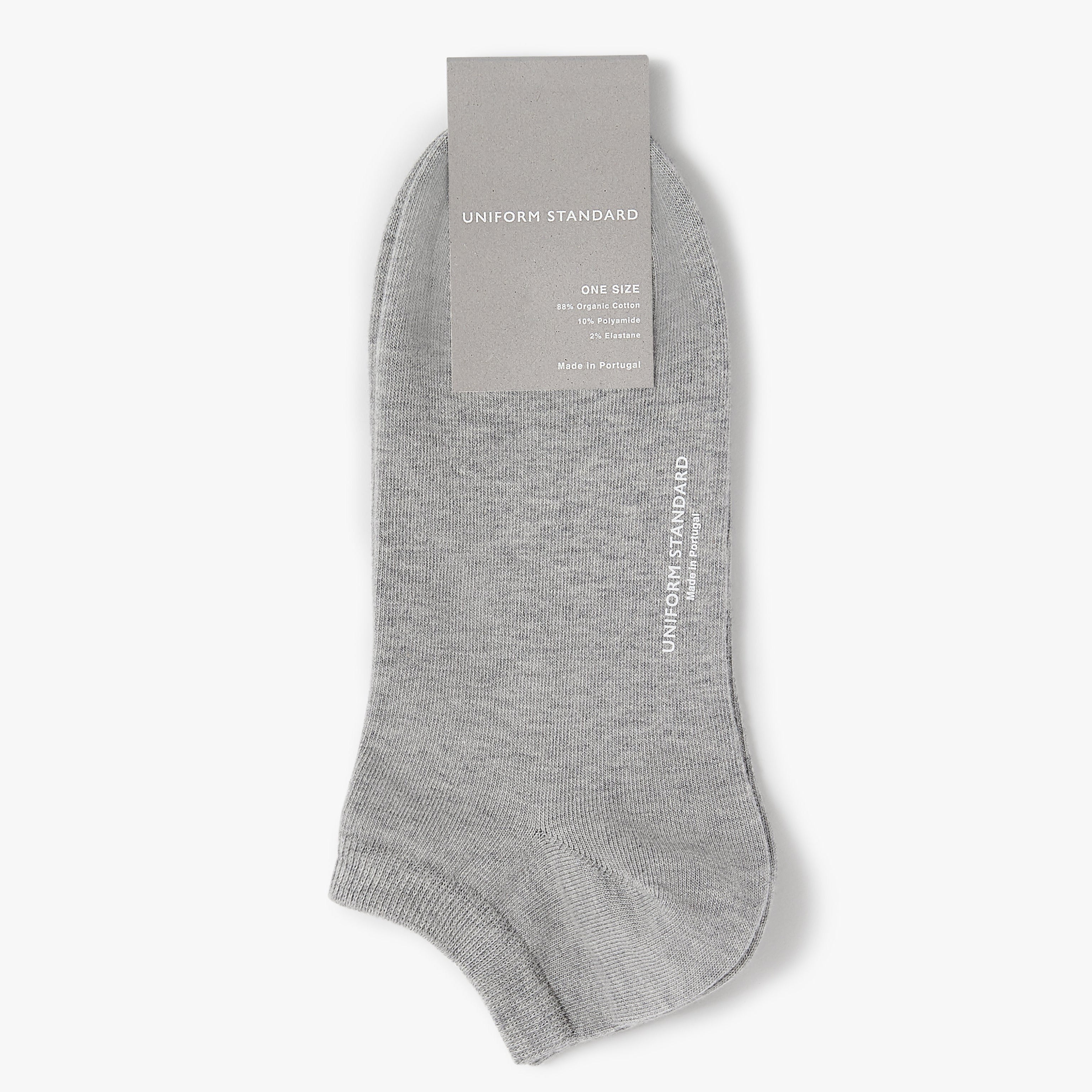 Organic Sneaker Sock Ghost Melange Mens