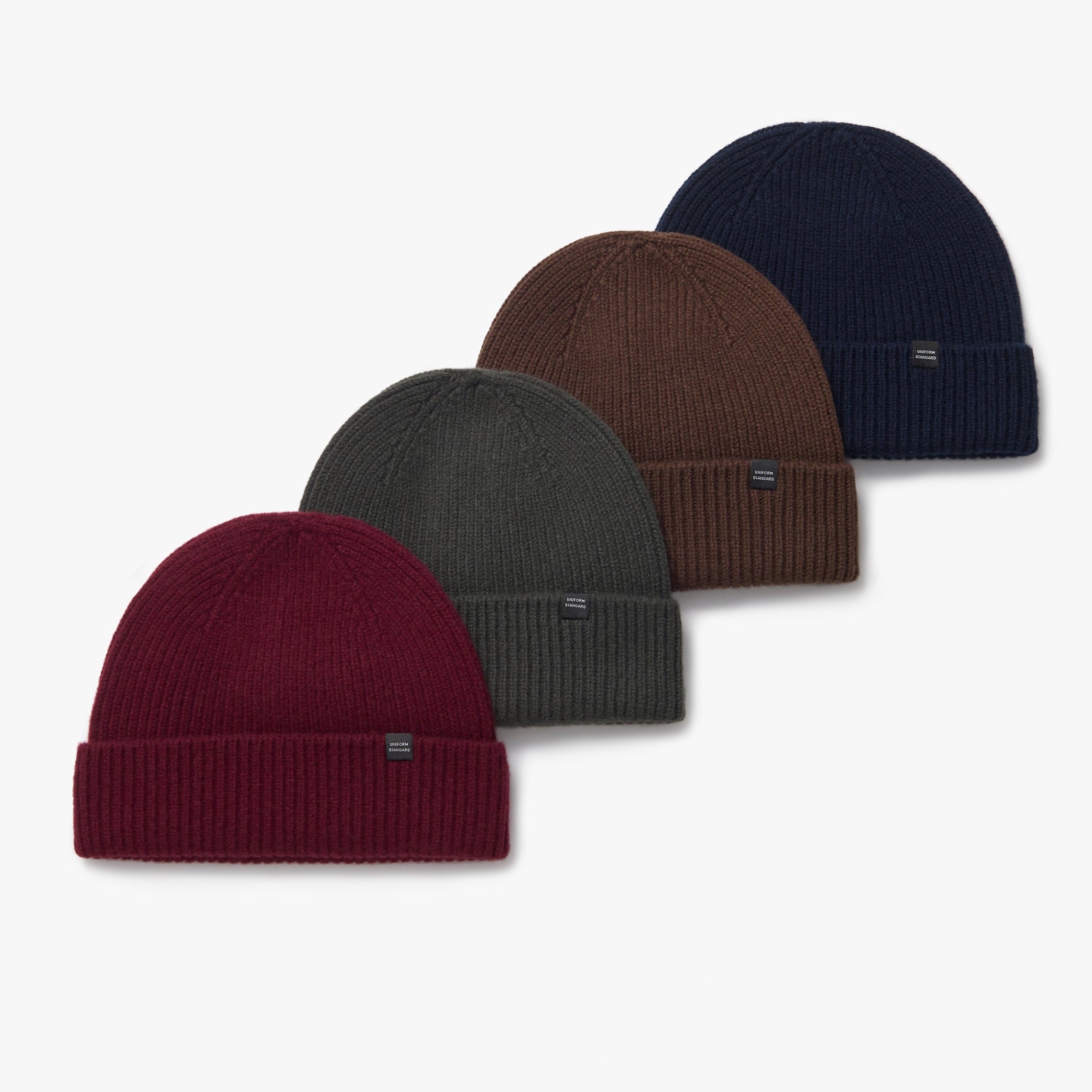 Merino Wool Rib Beanie Chocolate