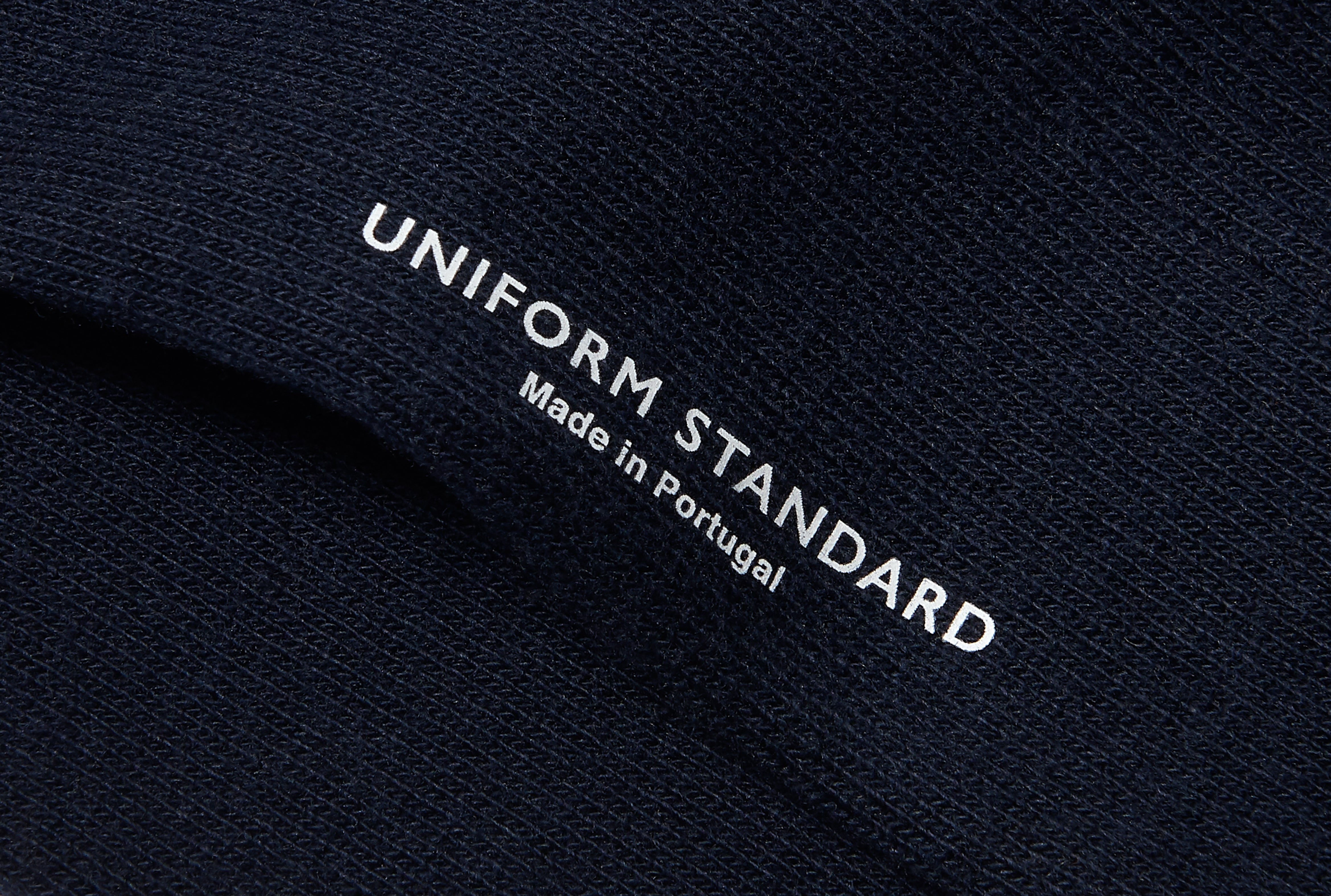 Organic Cotton Rib Sock Navy Mens