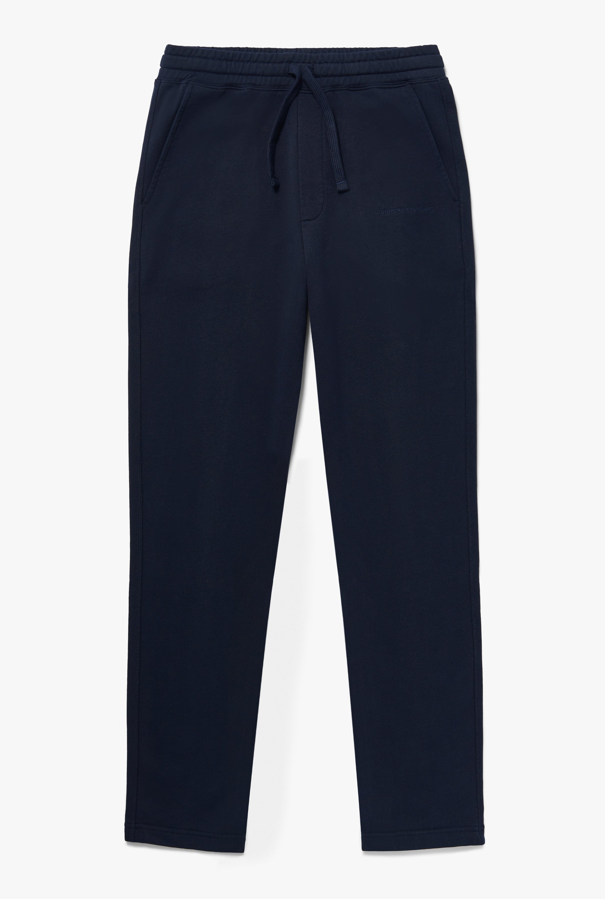 Organic Cotton Fleece Sweatpants Navy