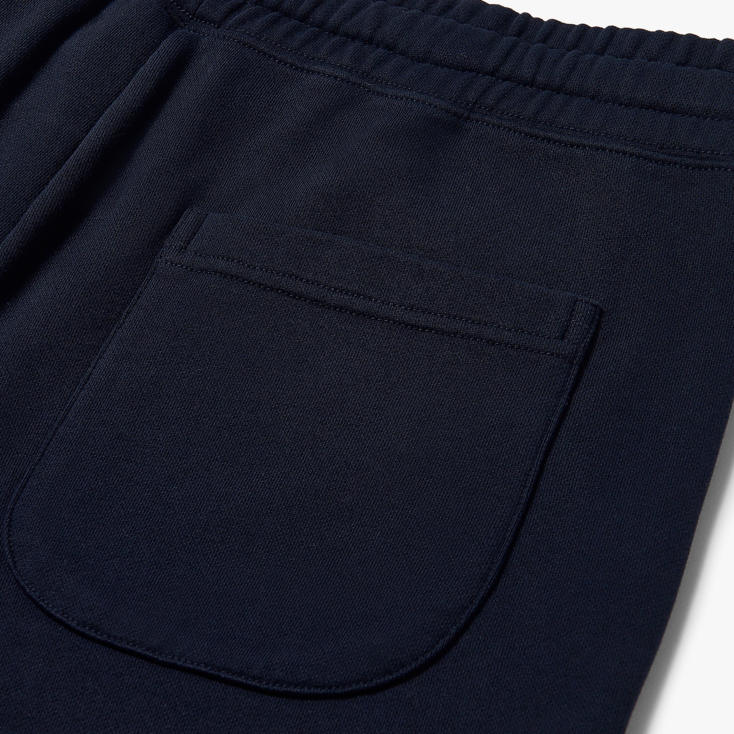Organic Cotton Fleece Sweatpants Navy