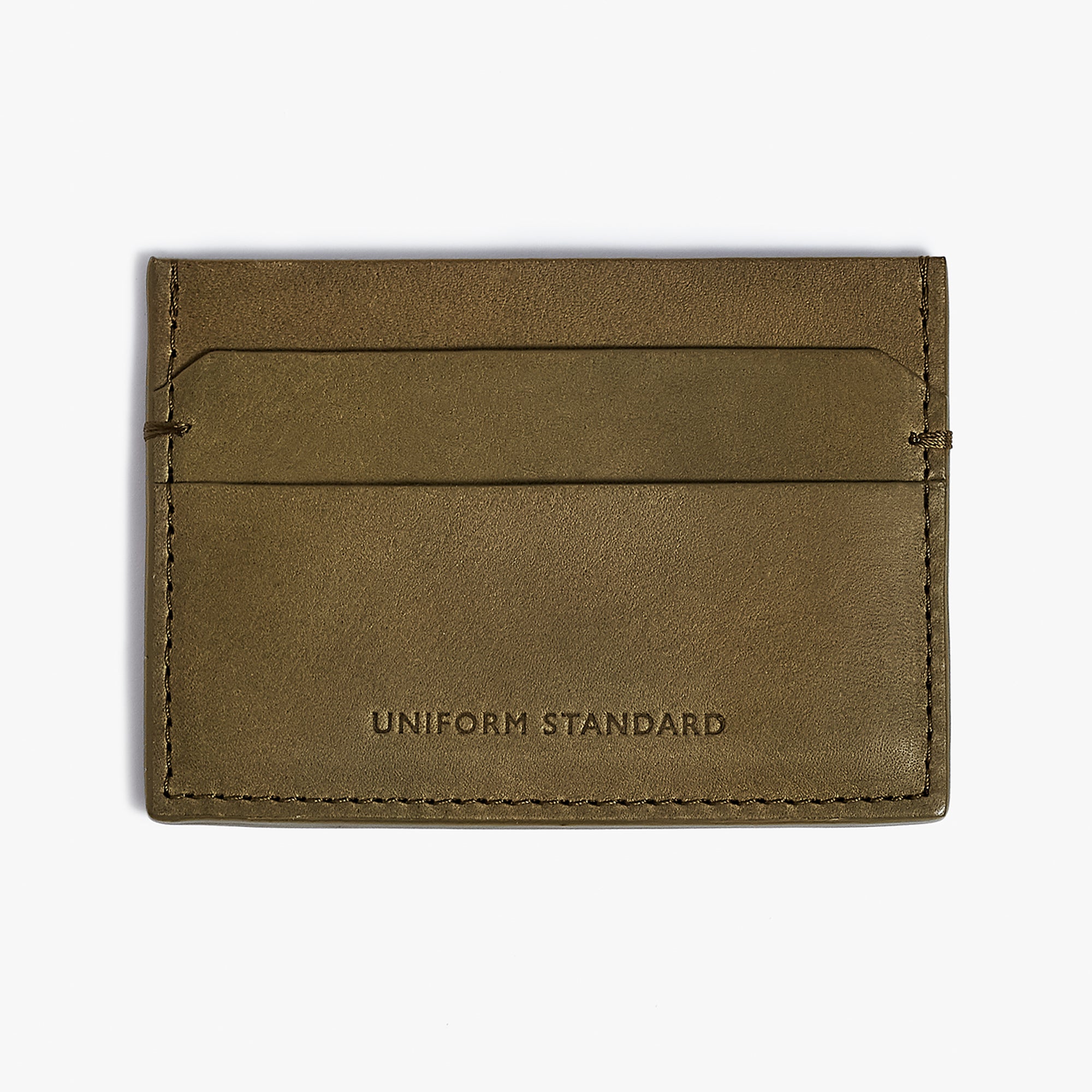 Leather Cardholder Olive