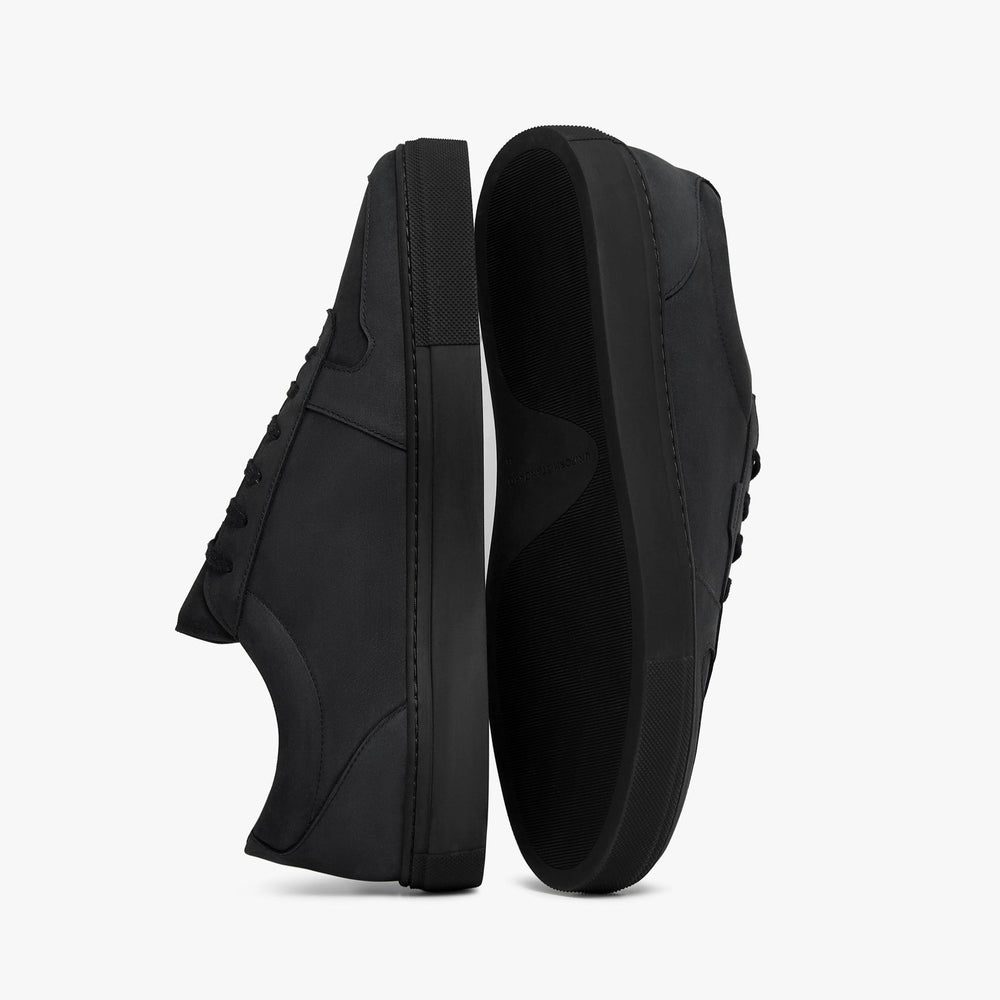 Uniform Standard Men's Series 6 minimalist nubuck leather sneaker in Grey handcrafted in Portugal