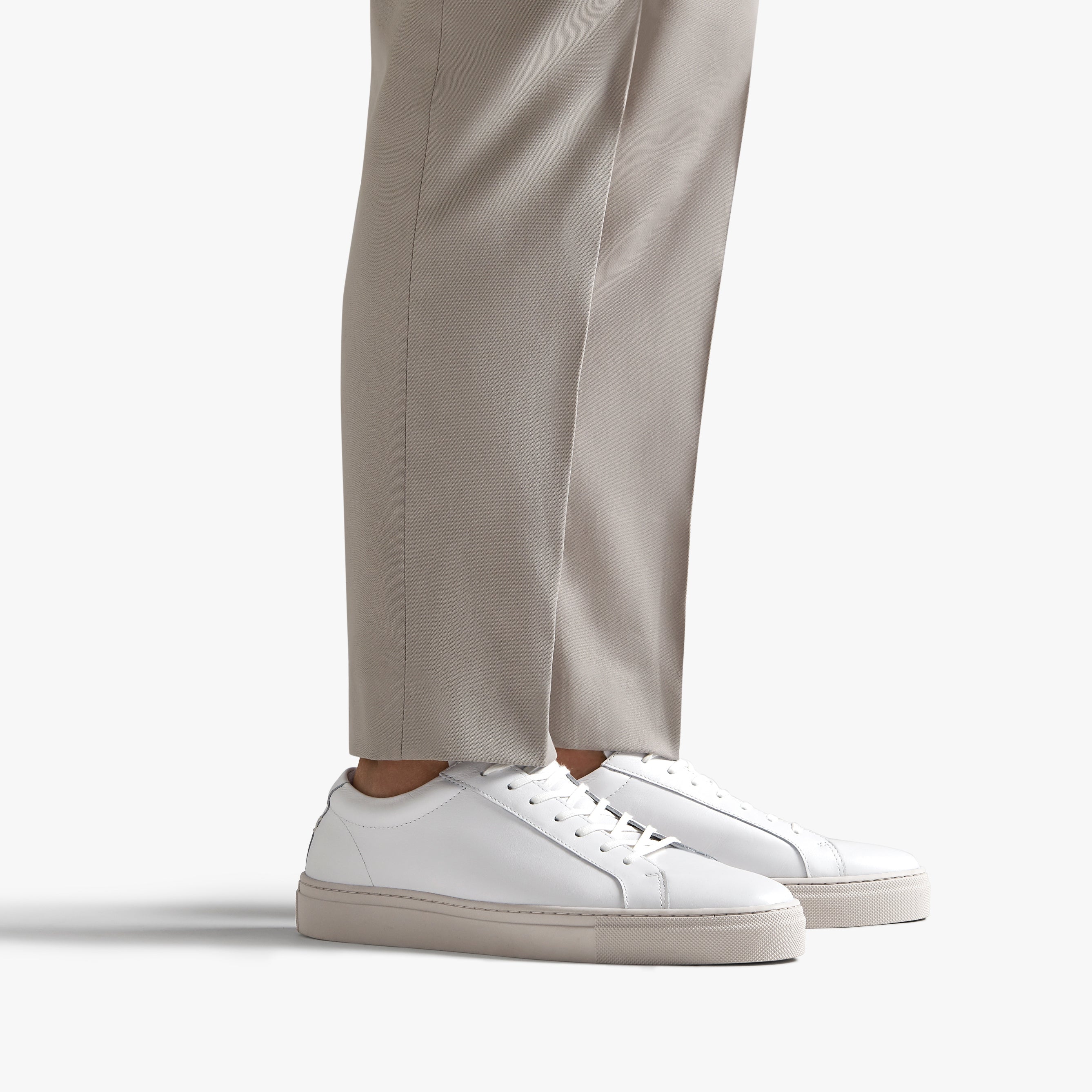Series 1 White Fog Leather Mens