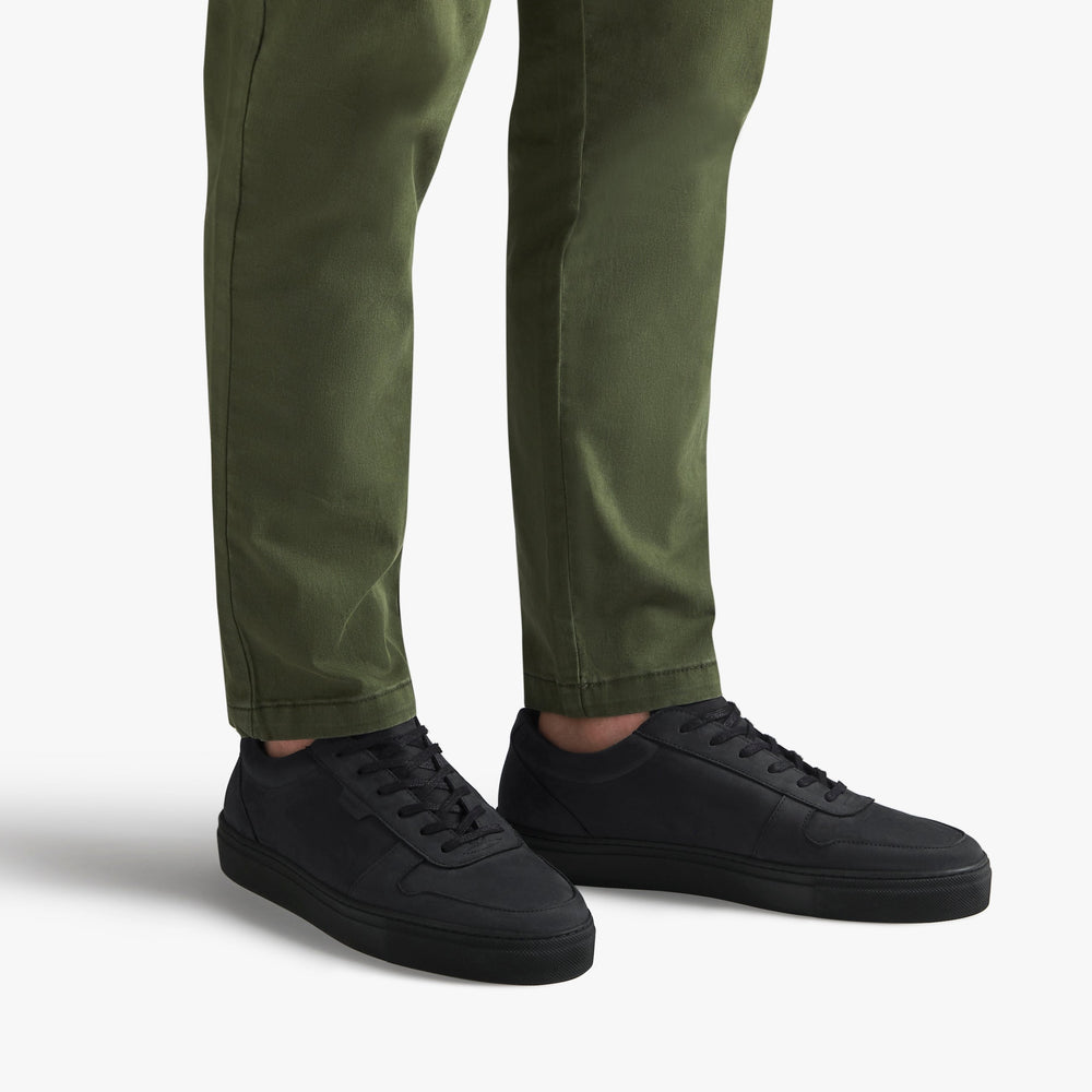 Uniform Standard Men's Series 6 minimalist nubuck leather sneaker in Grey handcrafted in Portugal