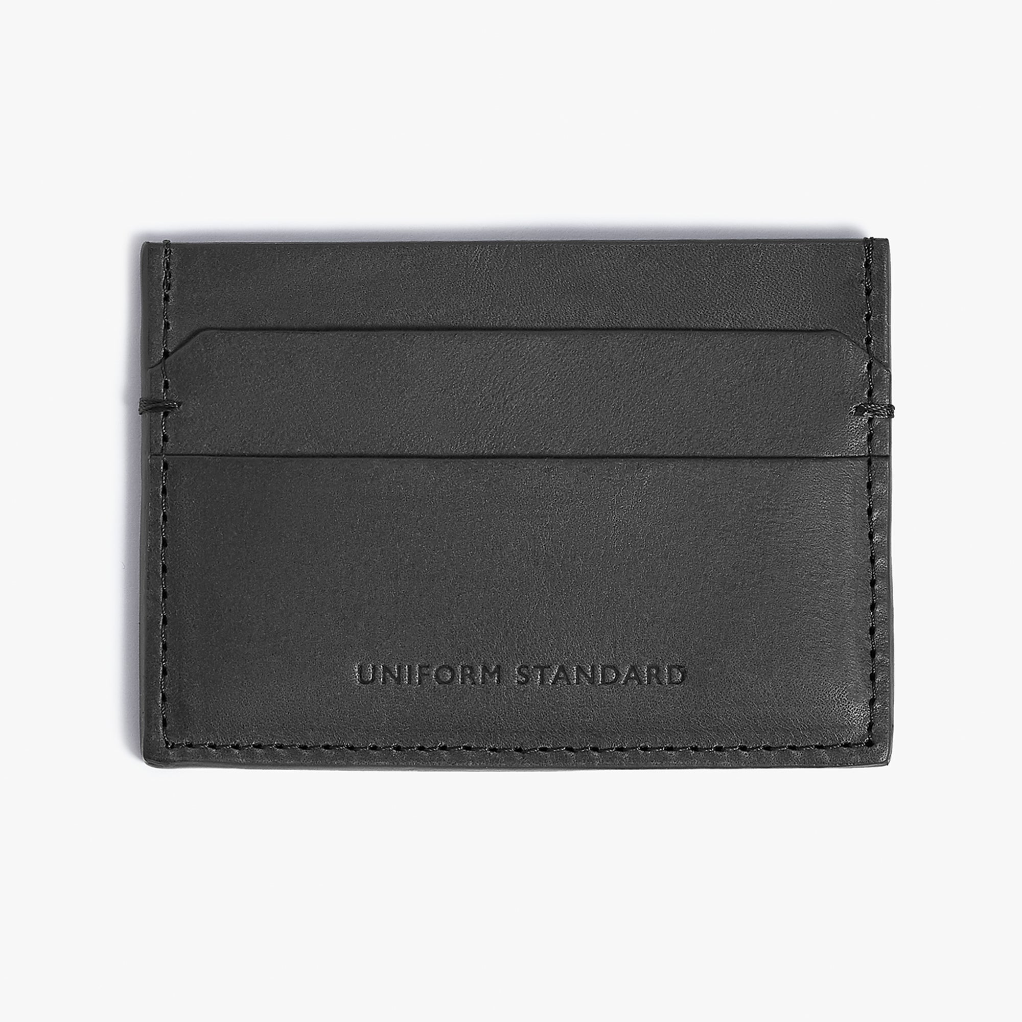 Leather Cardholder Steel