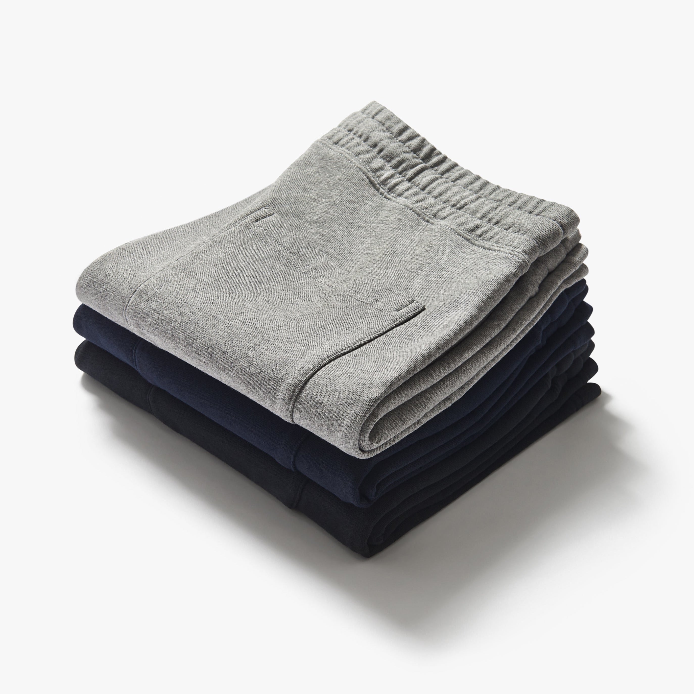 Organic Cotton Fleece Shorts Grey Melange