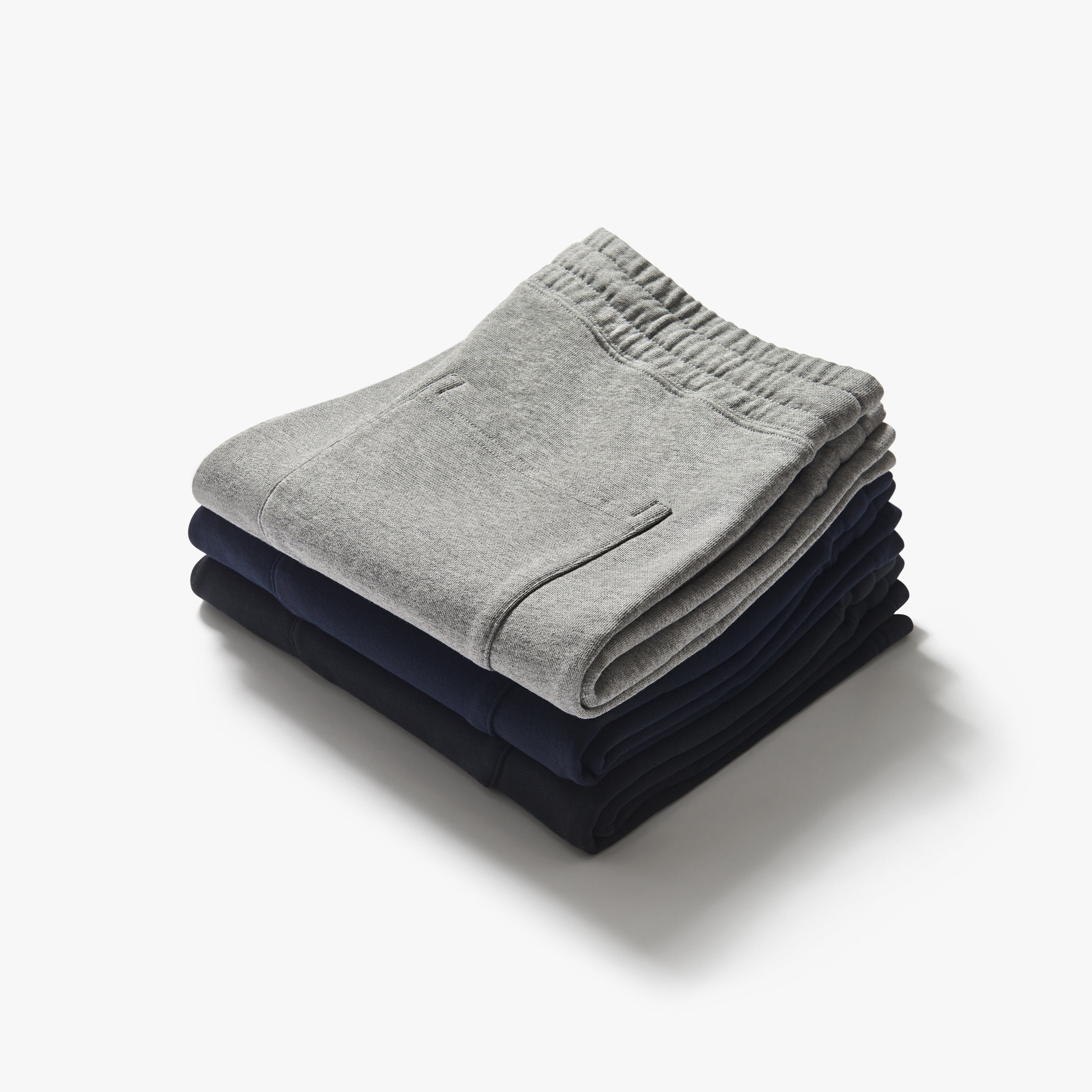 Organic Cotton Fleece Shorts Black