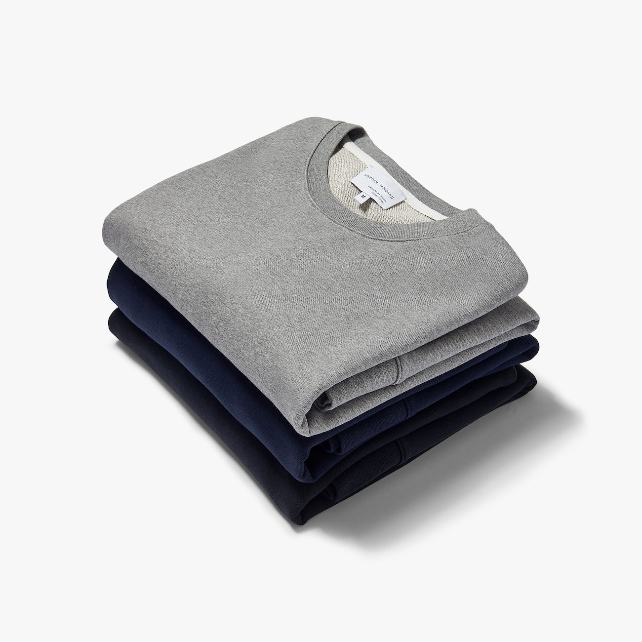 Organic Cotton Fleece Sweatshirt Black Edit alt text