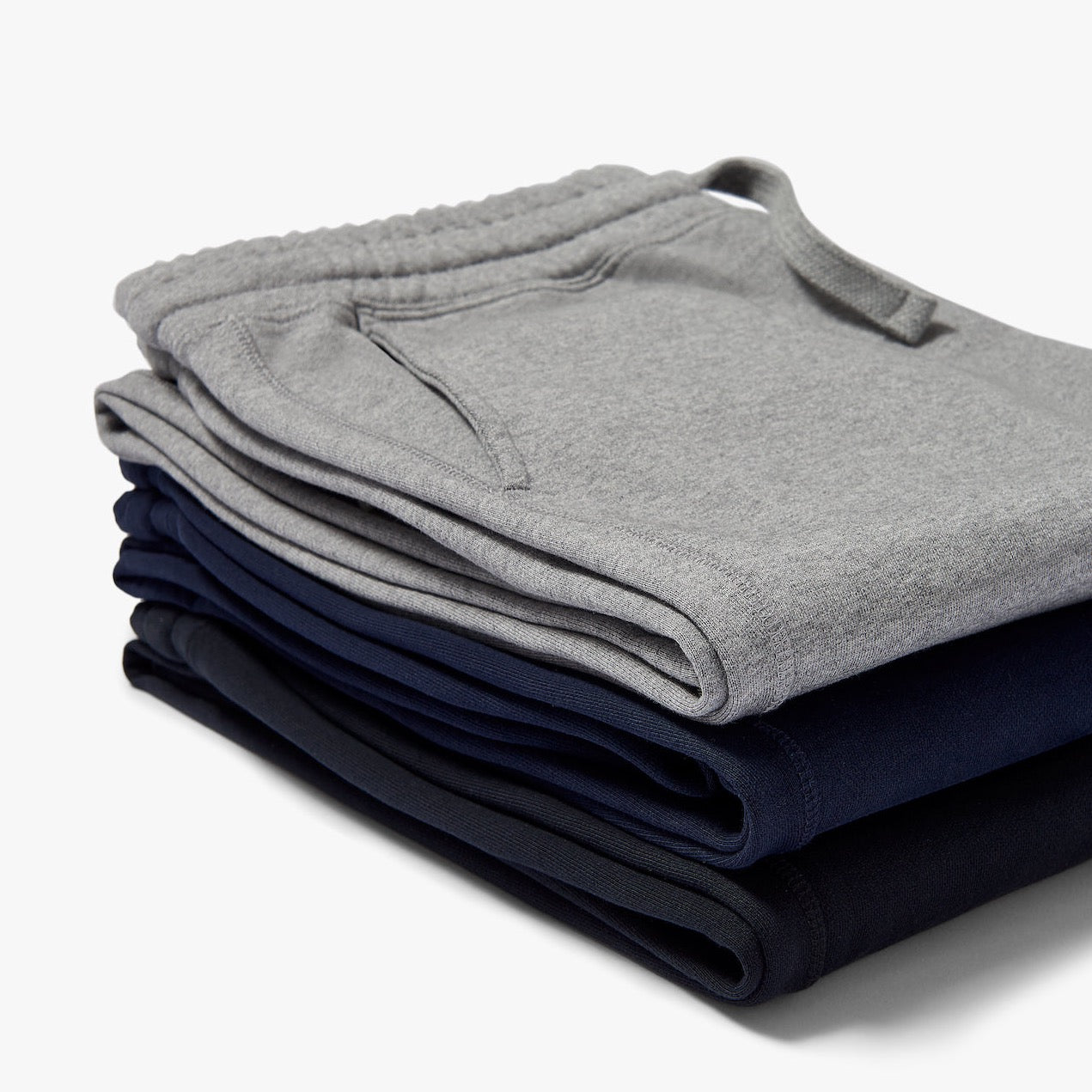 Organic Cotton Fleece Sweatpants Navy