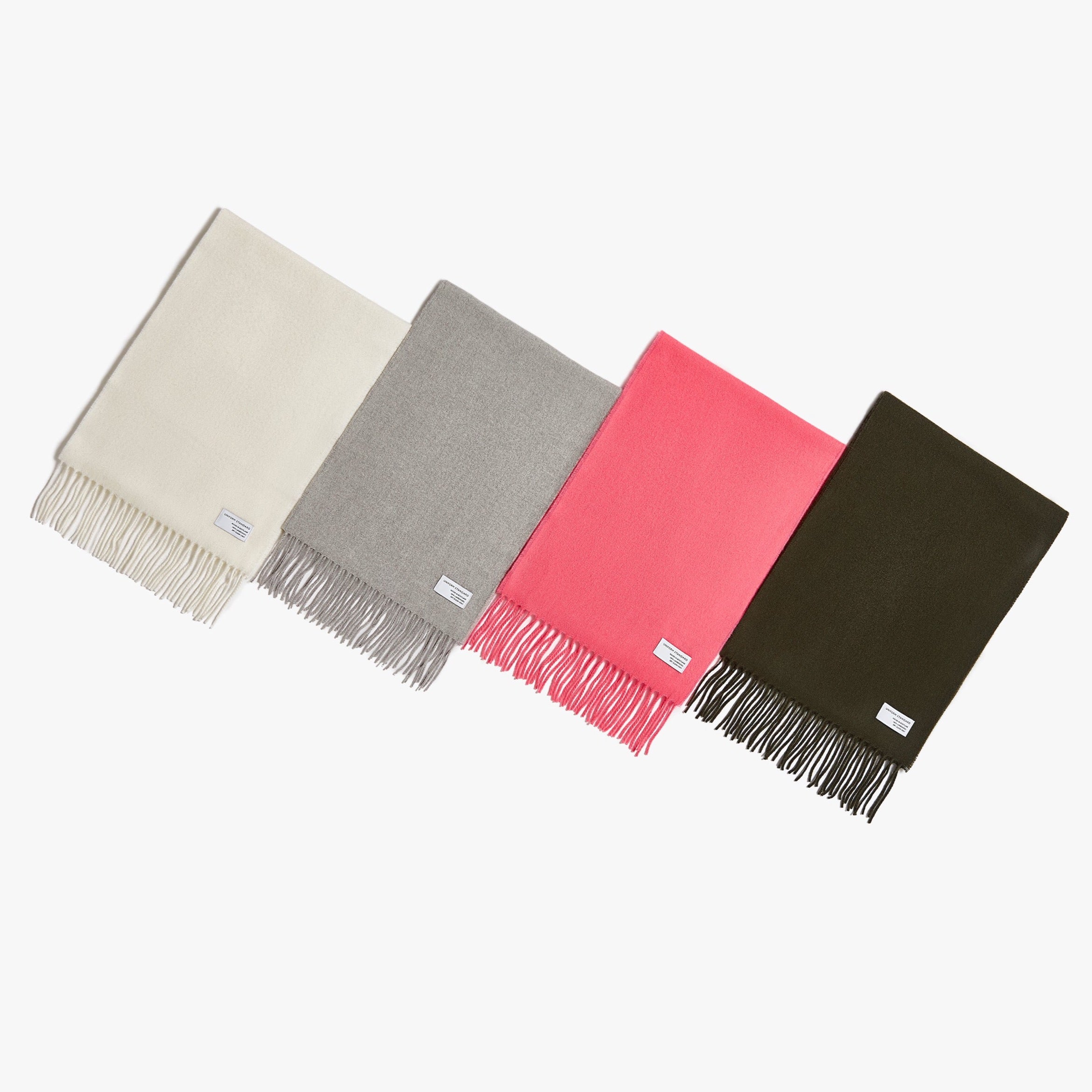 Merino Wool Woven Scarf Moss