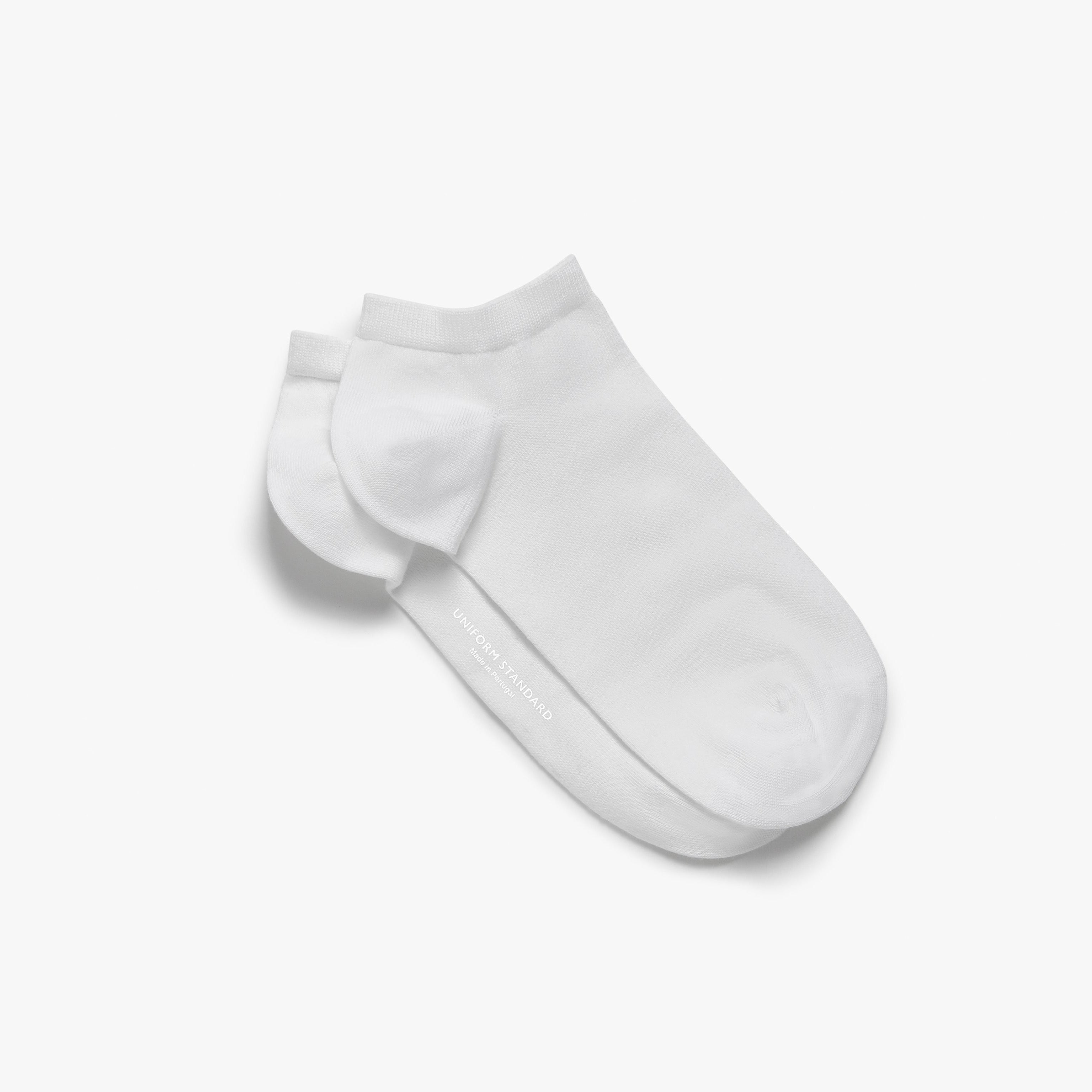 Organic Sneaker Sock White Mens