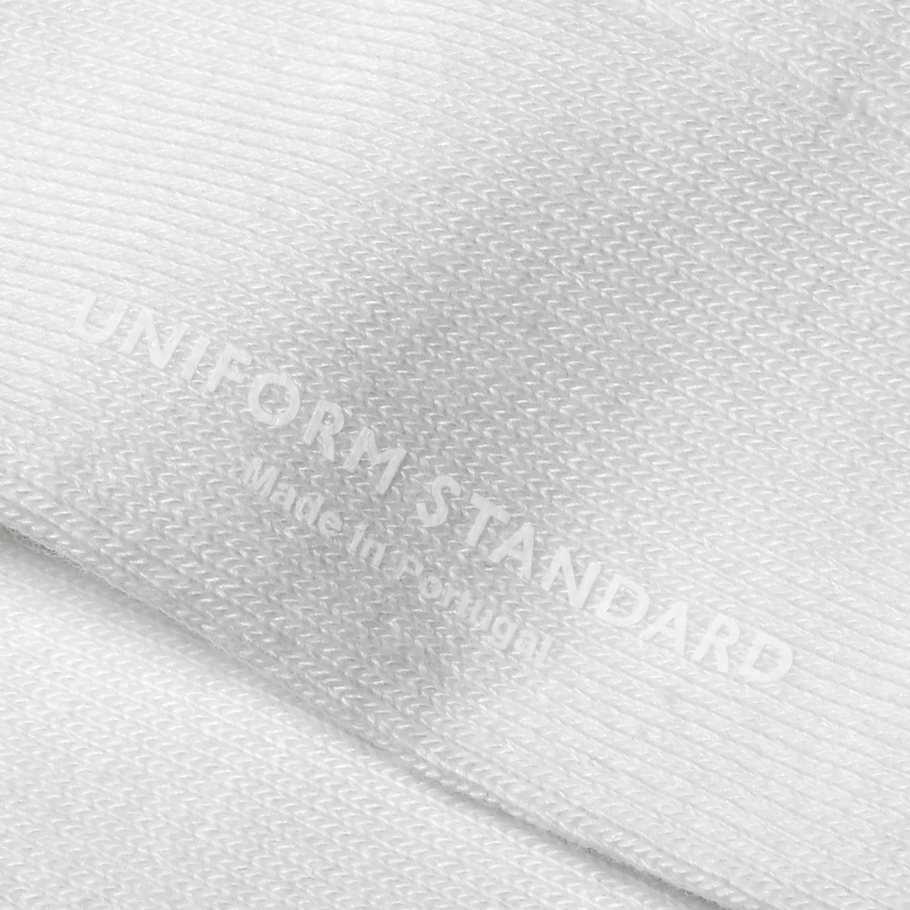 Organic Cotton Rib Sock White Mens