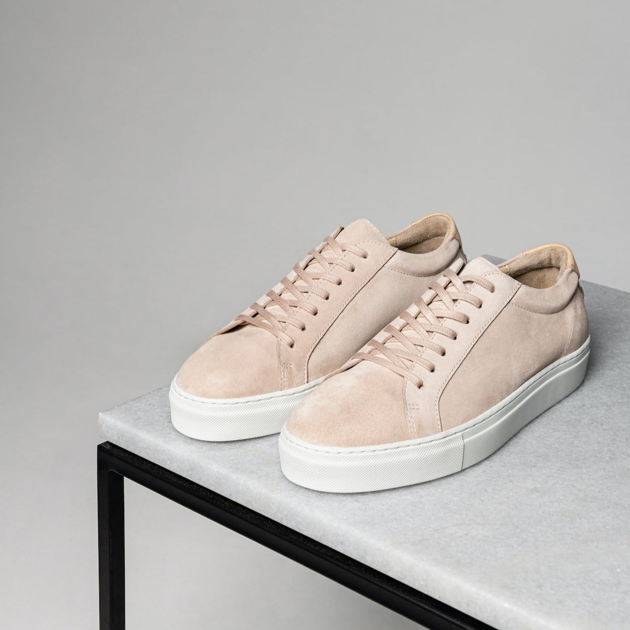 Series 1 Blush Pink Suede Womens