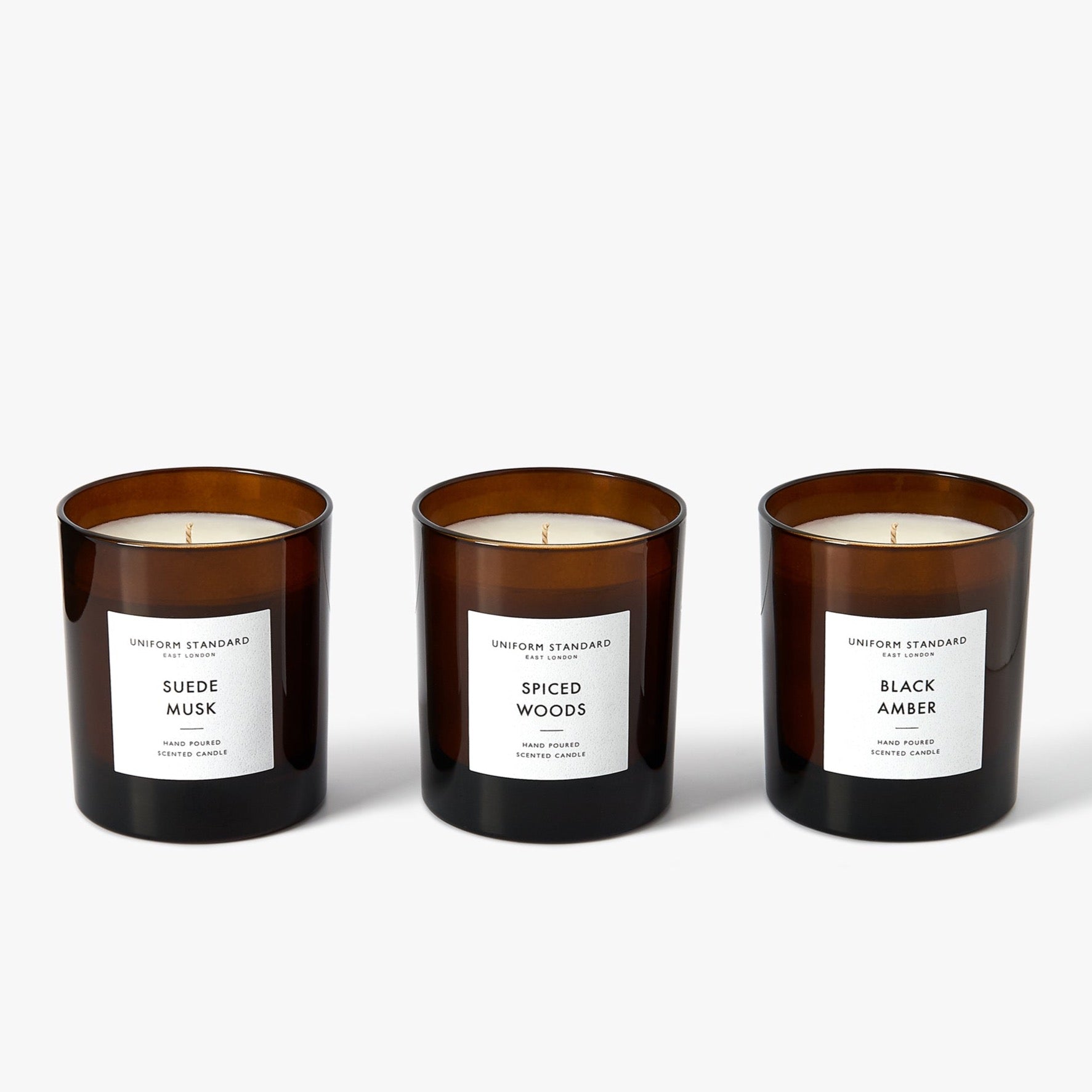 Black Amber Scented Candle