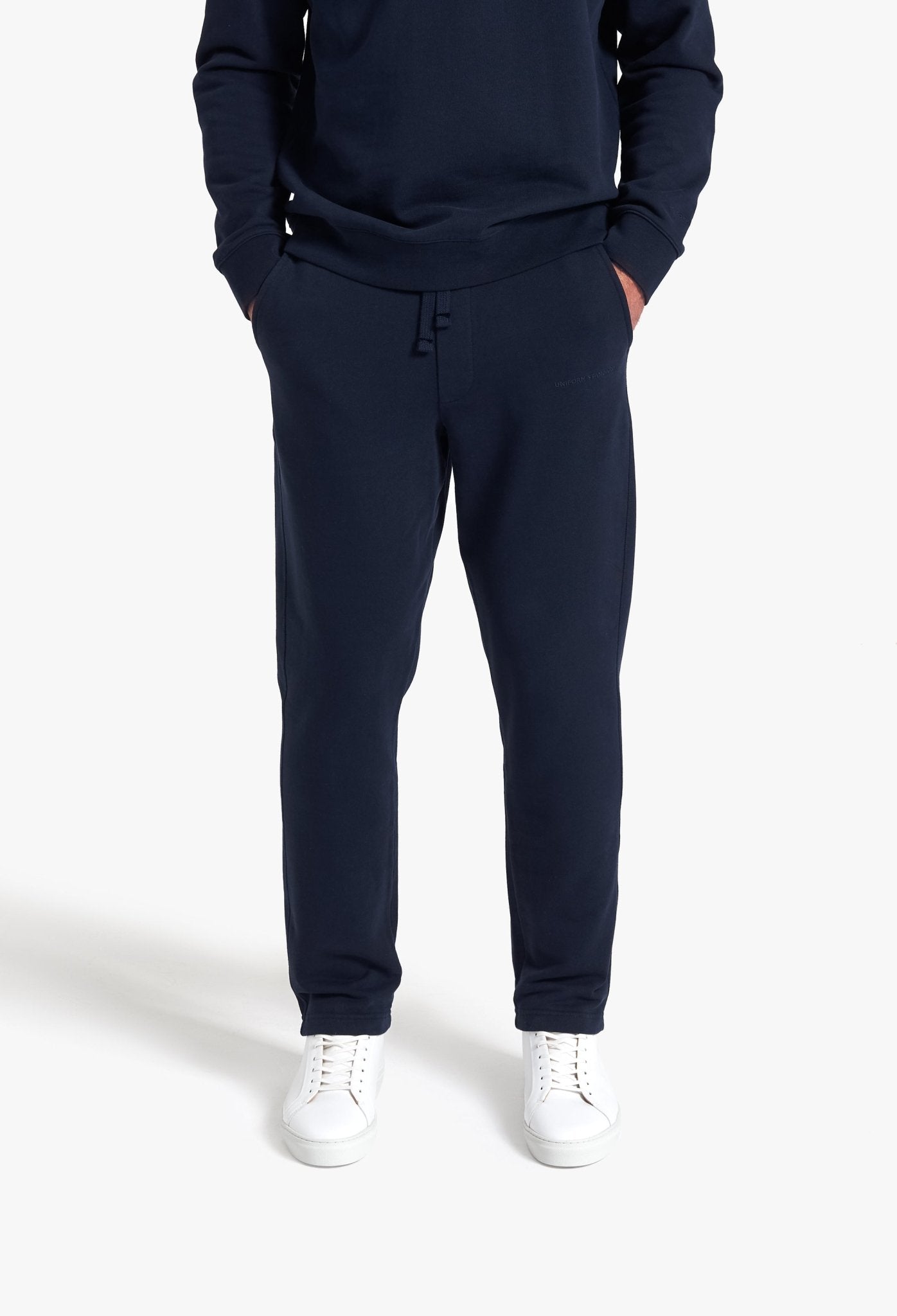 Organic Cotton Sweatpants Navy - UNIFORM STANDARD