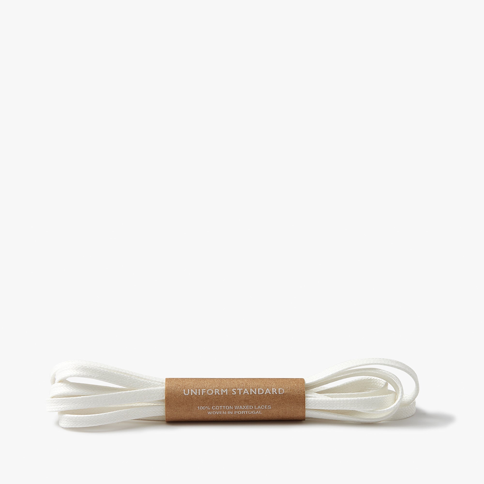 White Wax Cotton Laces - UNIFORM STANDARD