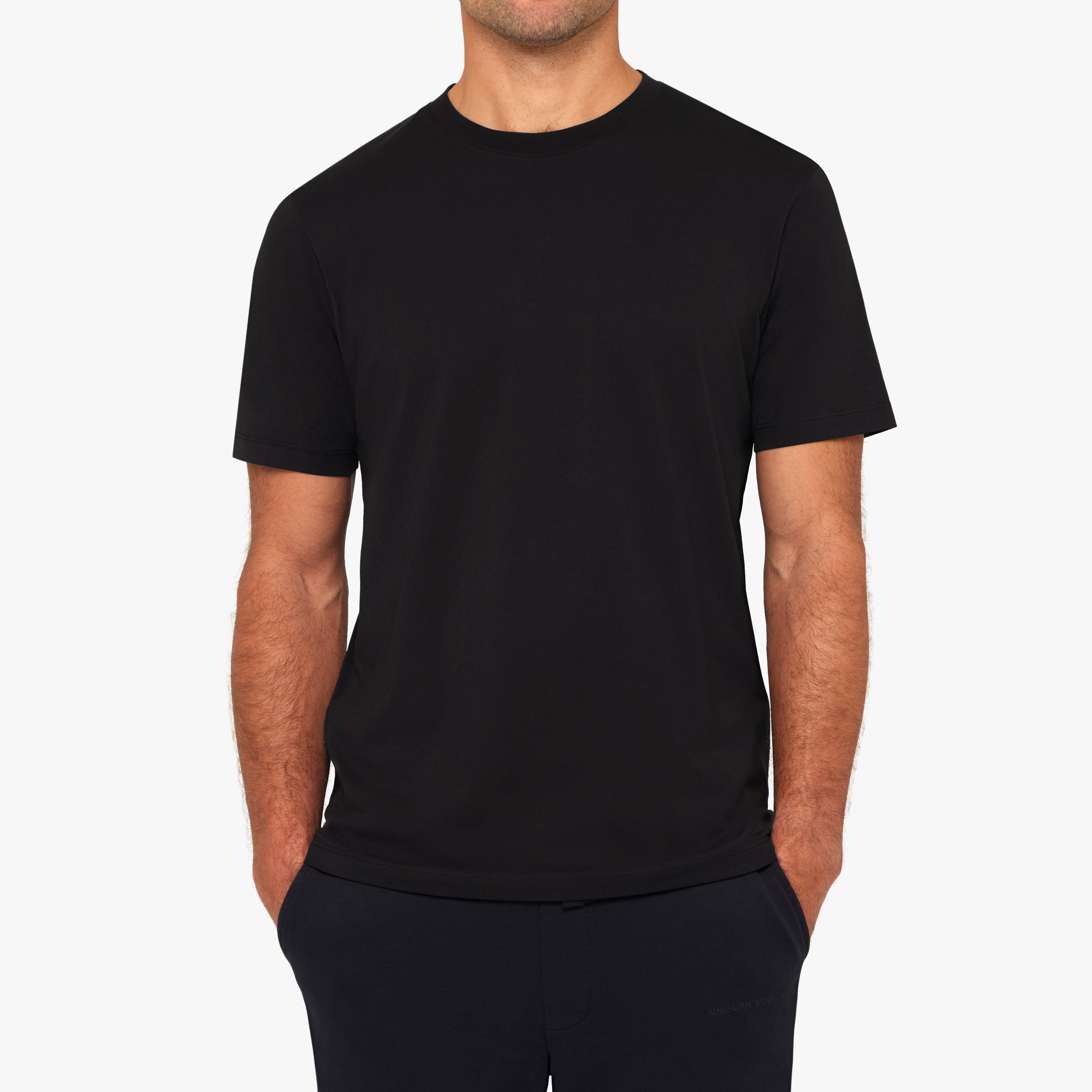 Supima Cotton T-Shirt Black Mens