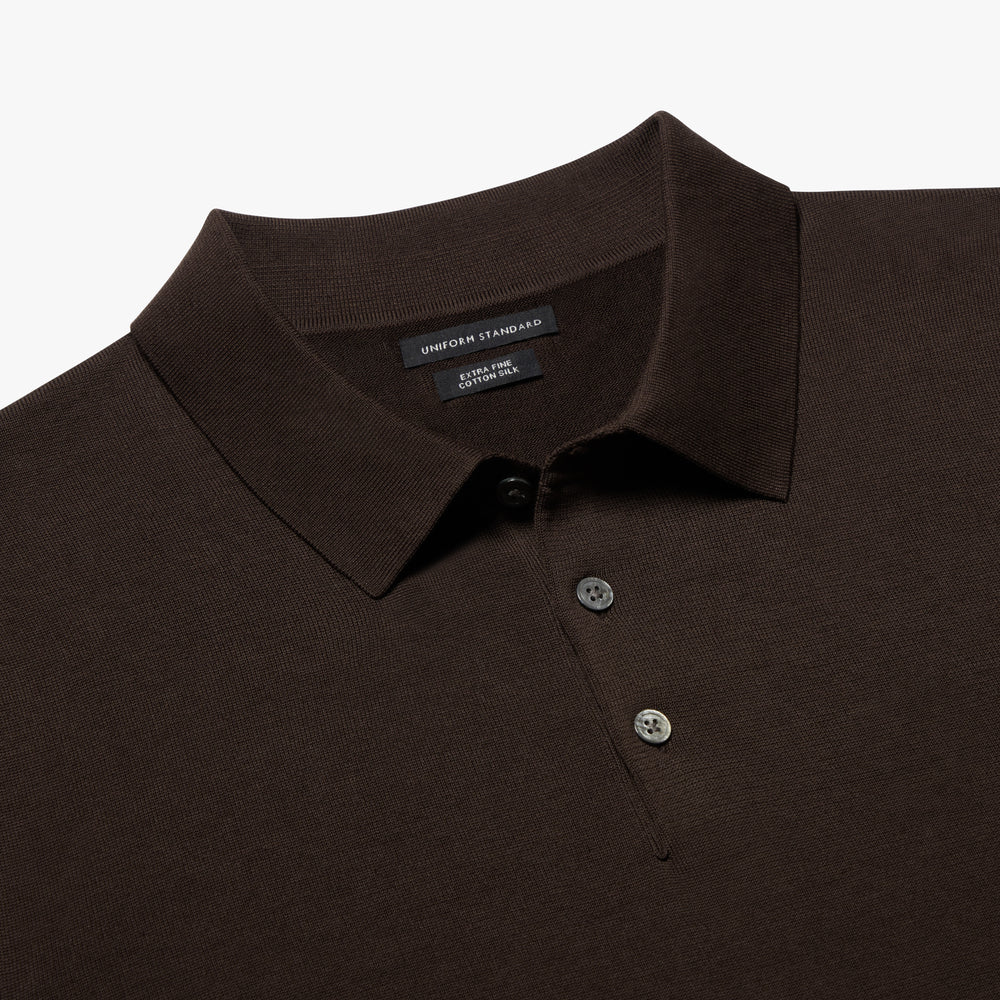 Uniform Standard Men's merino wool knitwear in Brown designed in East London