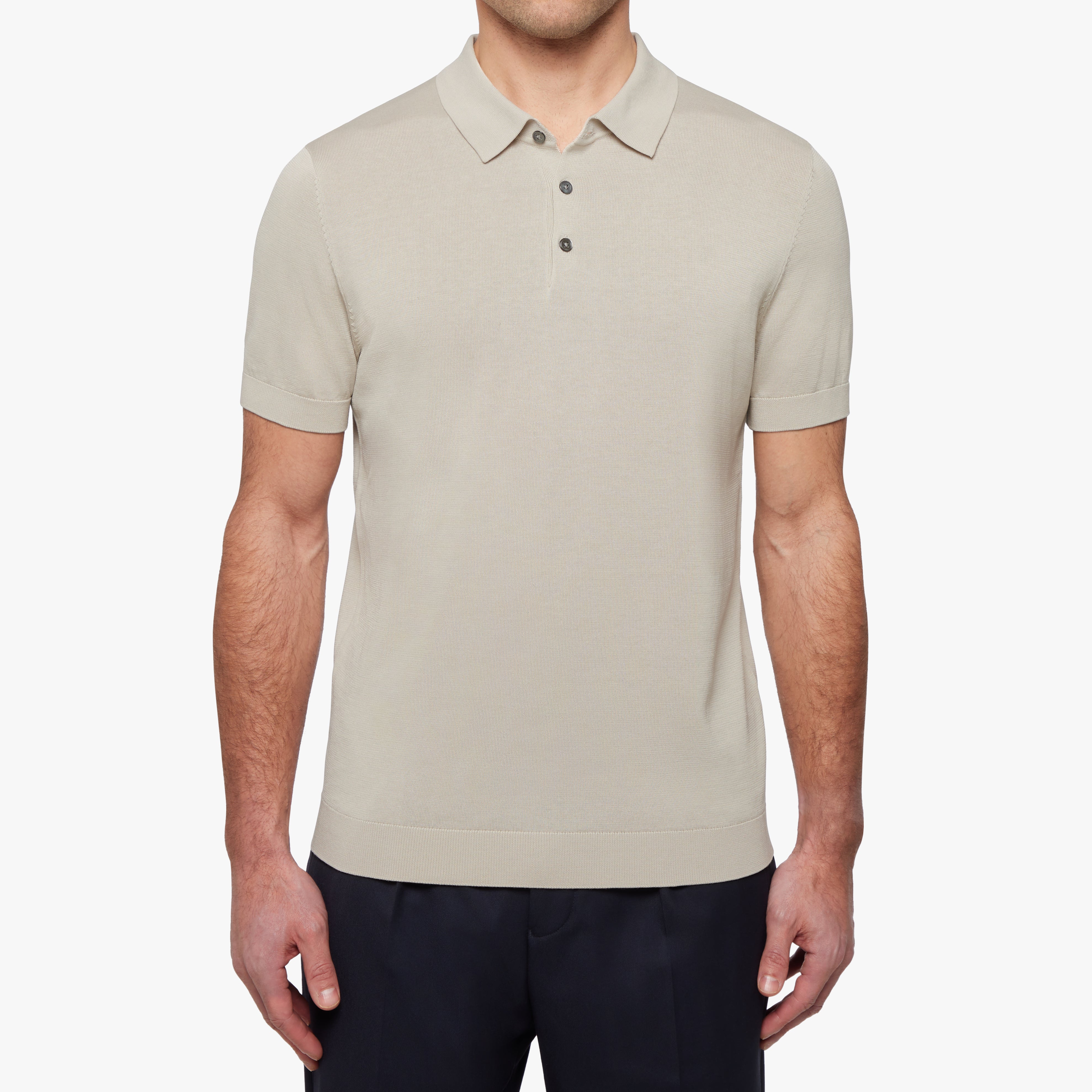 Button Polo Oyster