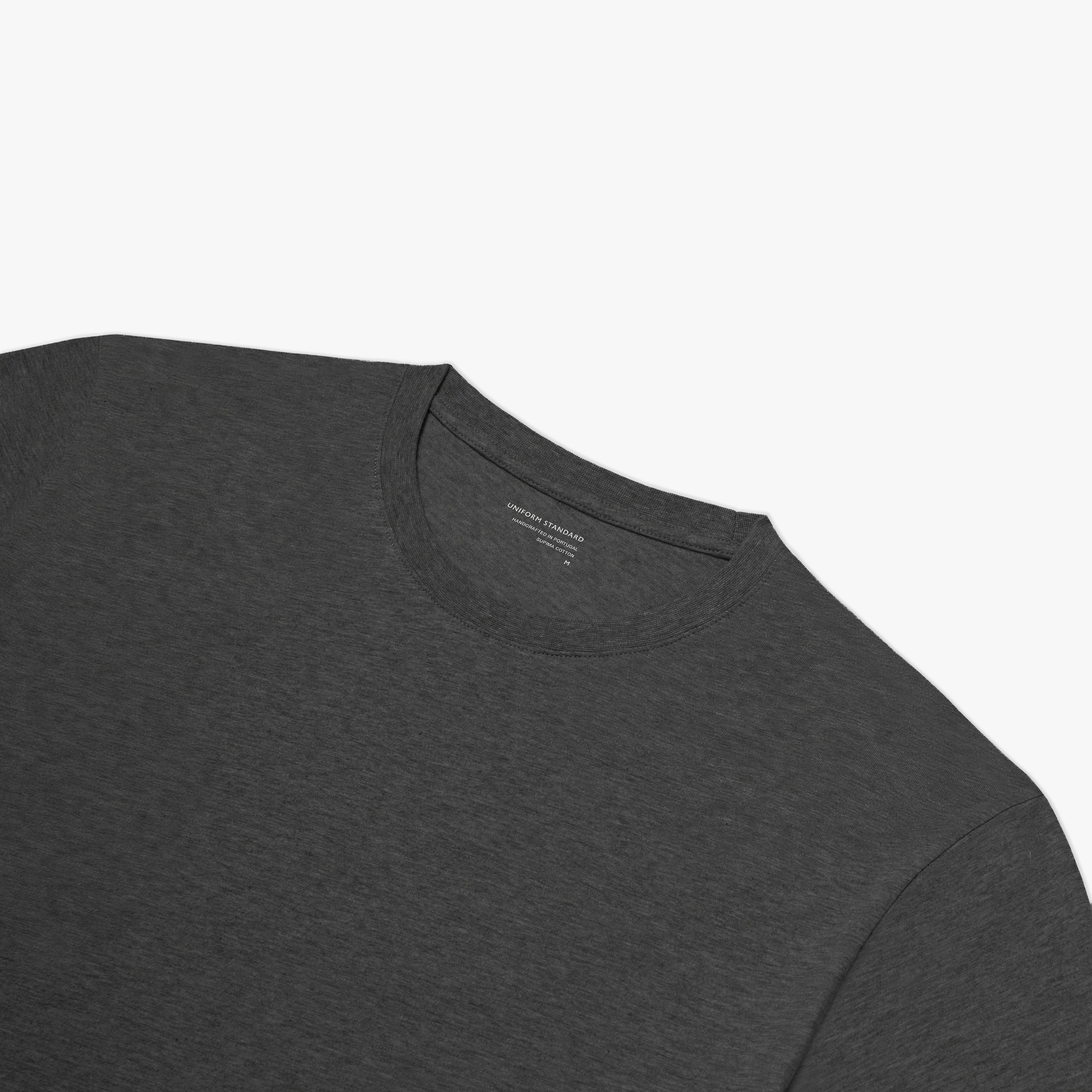 Supima® Cotton T-Shirt Carbon Melange Mens