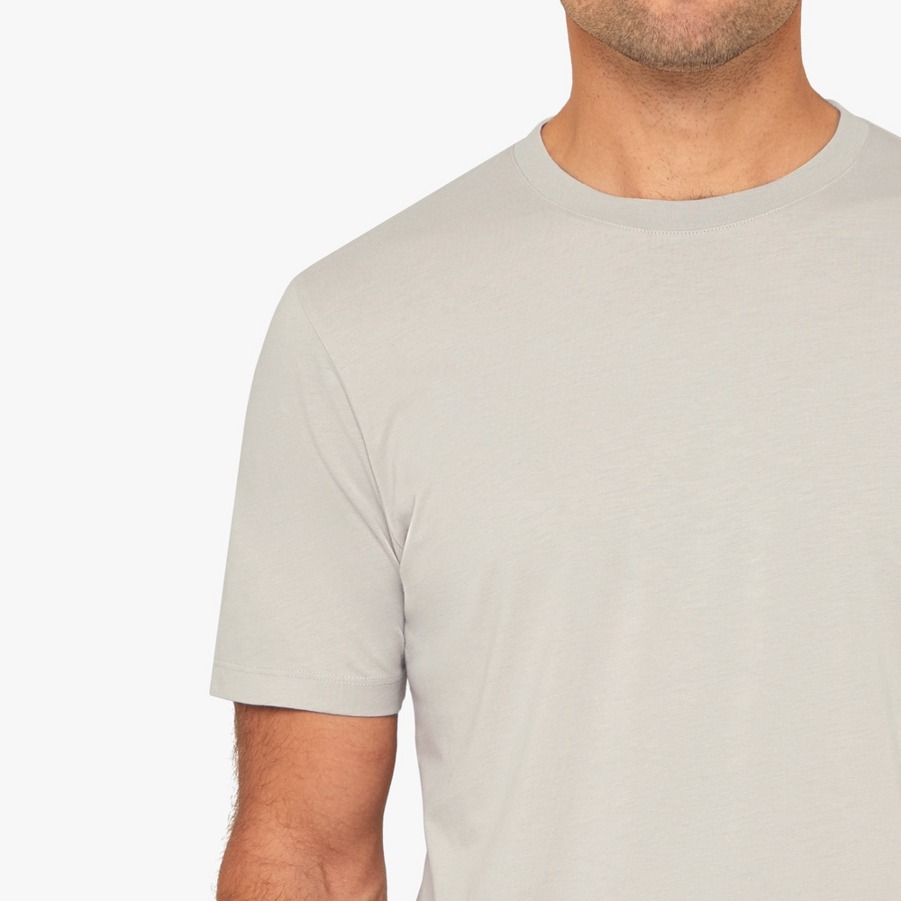 Uniform Standard Men's organic cotton minimalist t-shirt in Grey