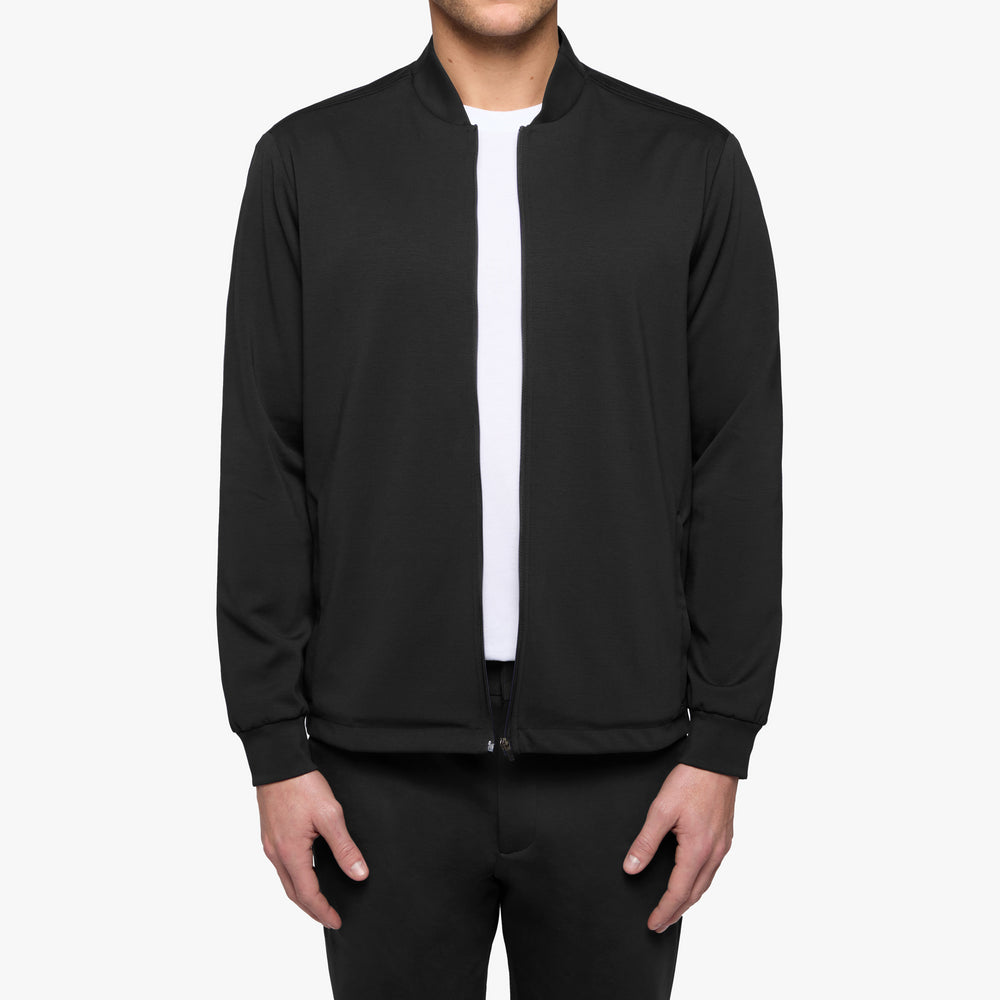 Uniform Standard Men's minimalist jacket in Black designed in East London