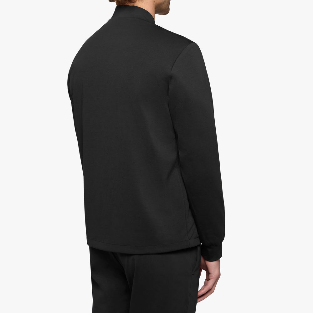 Uniform Standard Men's minimalist jacket in Black designed in East London