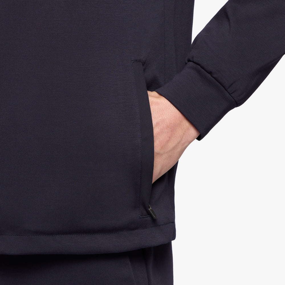 Uniform Standard Men's minimalist jacket in Blue designed in East London