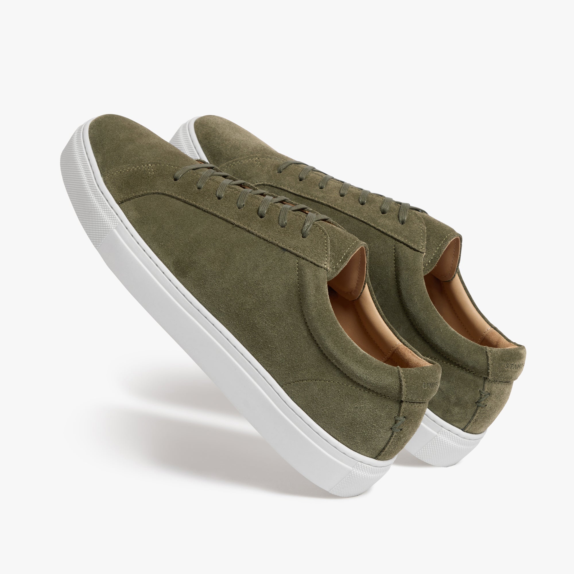 Series 1 Double Olive Suede Mens