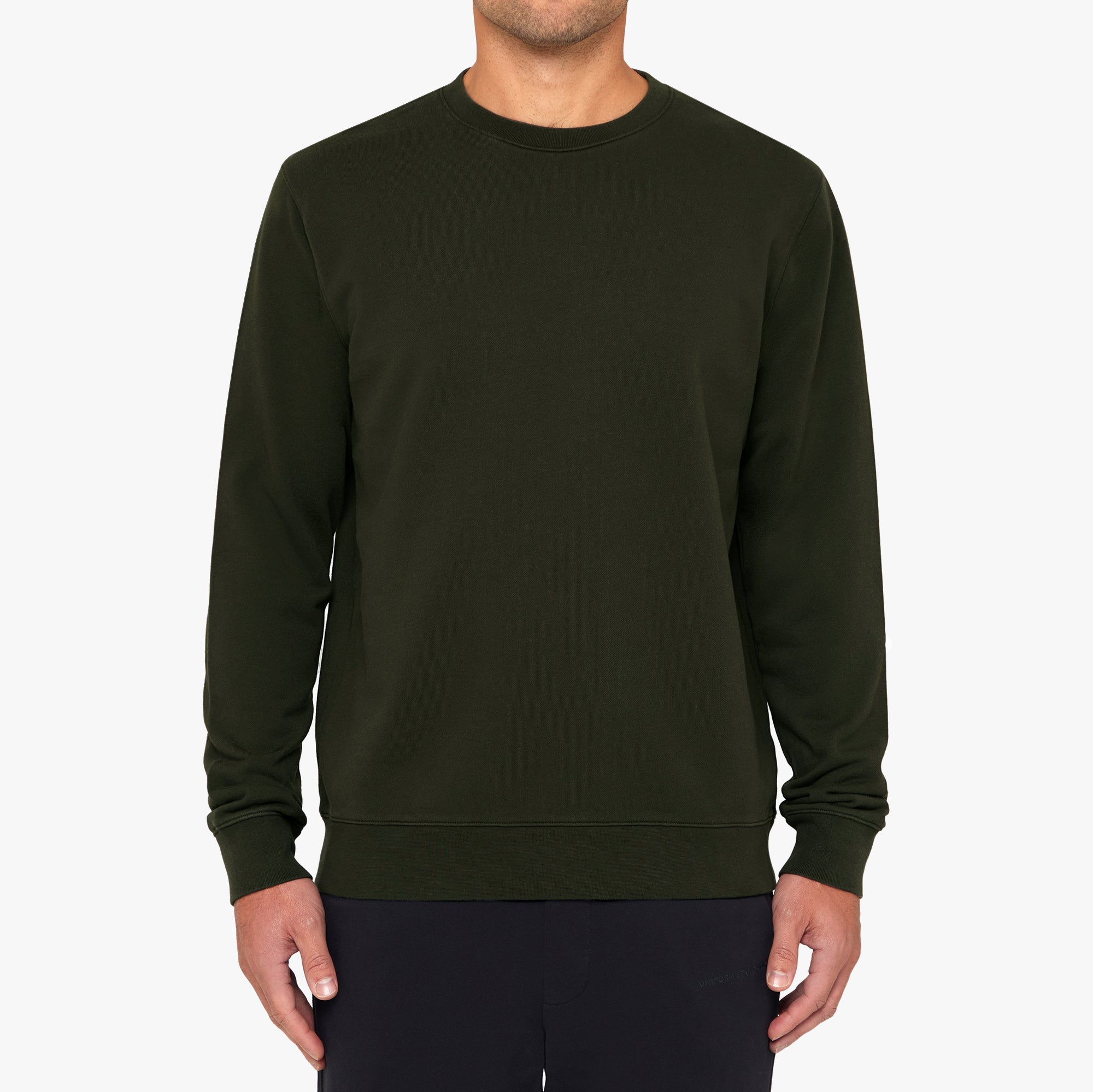 Organic Cotton Fleece Sweatshirt Military