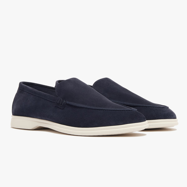 Relaxed Loafer Navy Suede