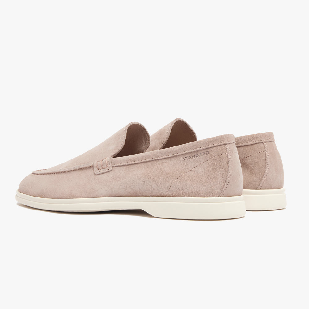 Uniform Standard Men's minimalist leather loafer in Pink handcrafted in Portugal