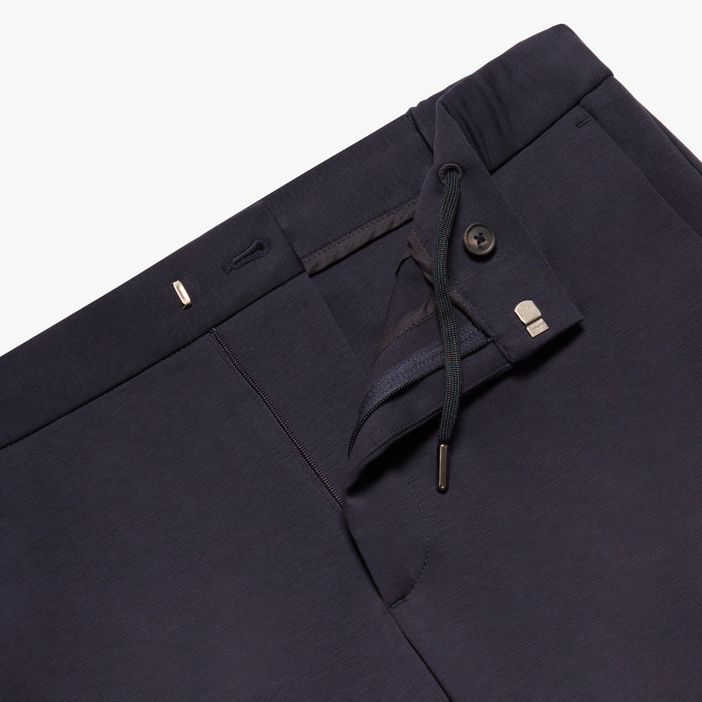 Uniform Standard Men's minimalist trousers in Blue designed in East London