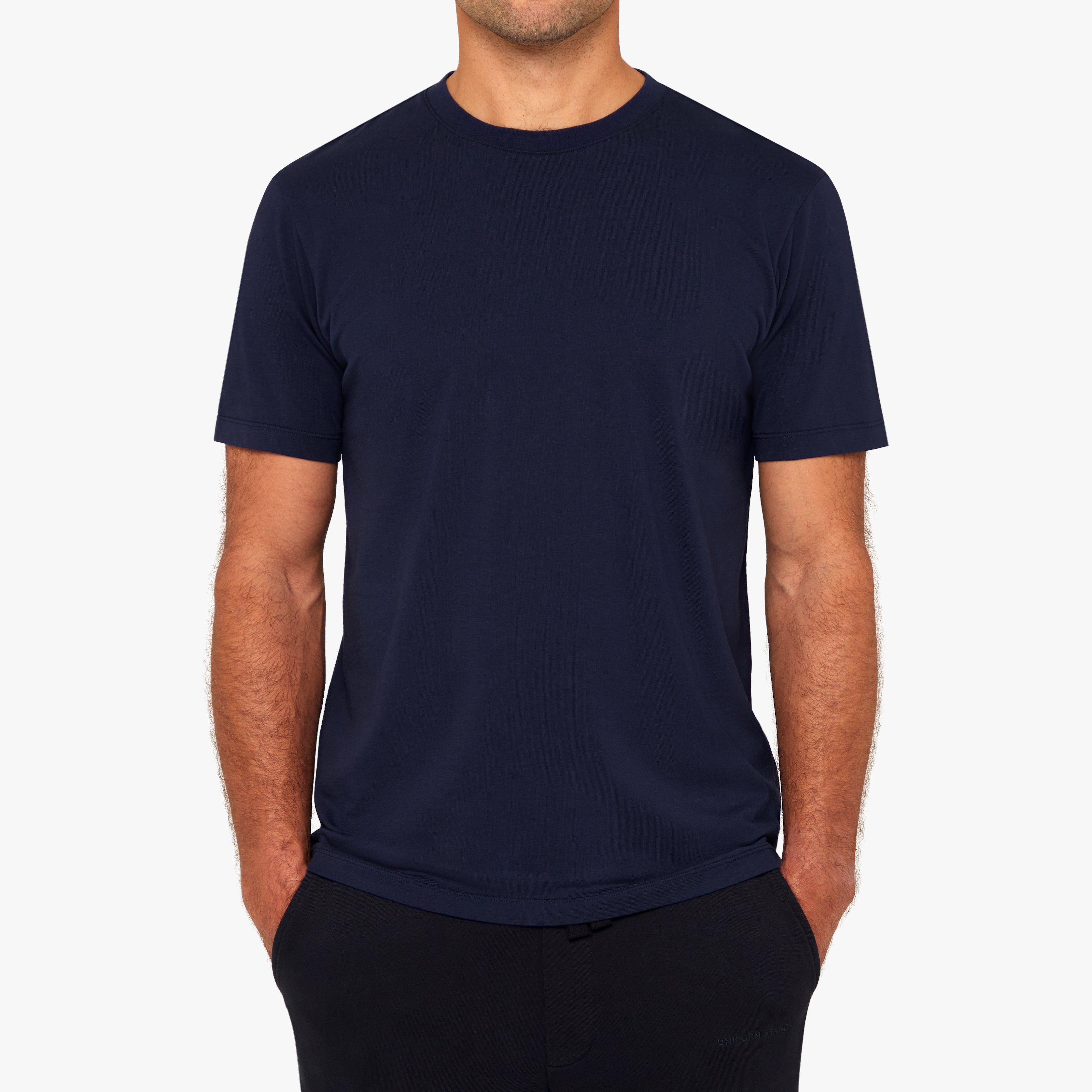 Supima Cotton T-Shirt Navy Mens