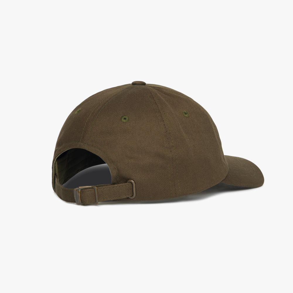 Uniform Standard minimalist cap in Green designed in East London