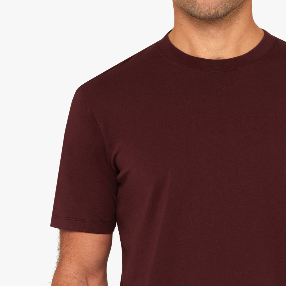 Uniform Standard Men's organic cotton minimalist t-shirt in Red