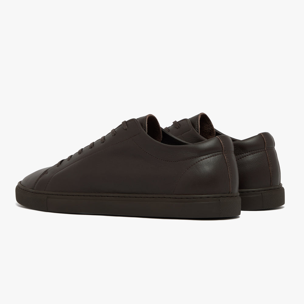 Triple Espresso Leather sneaker sole detail Margom outsole