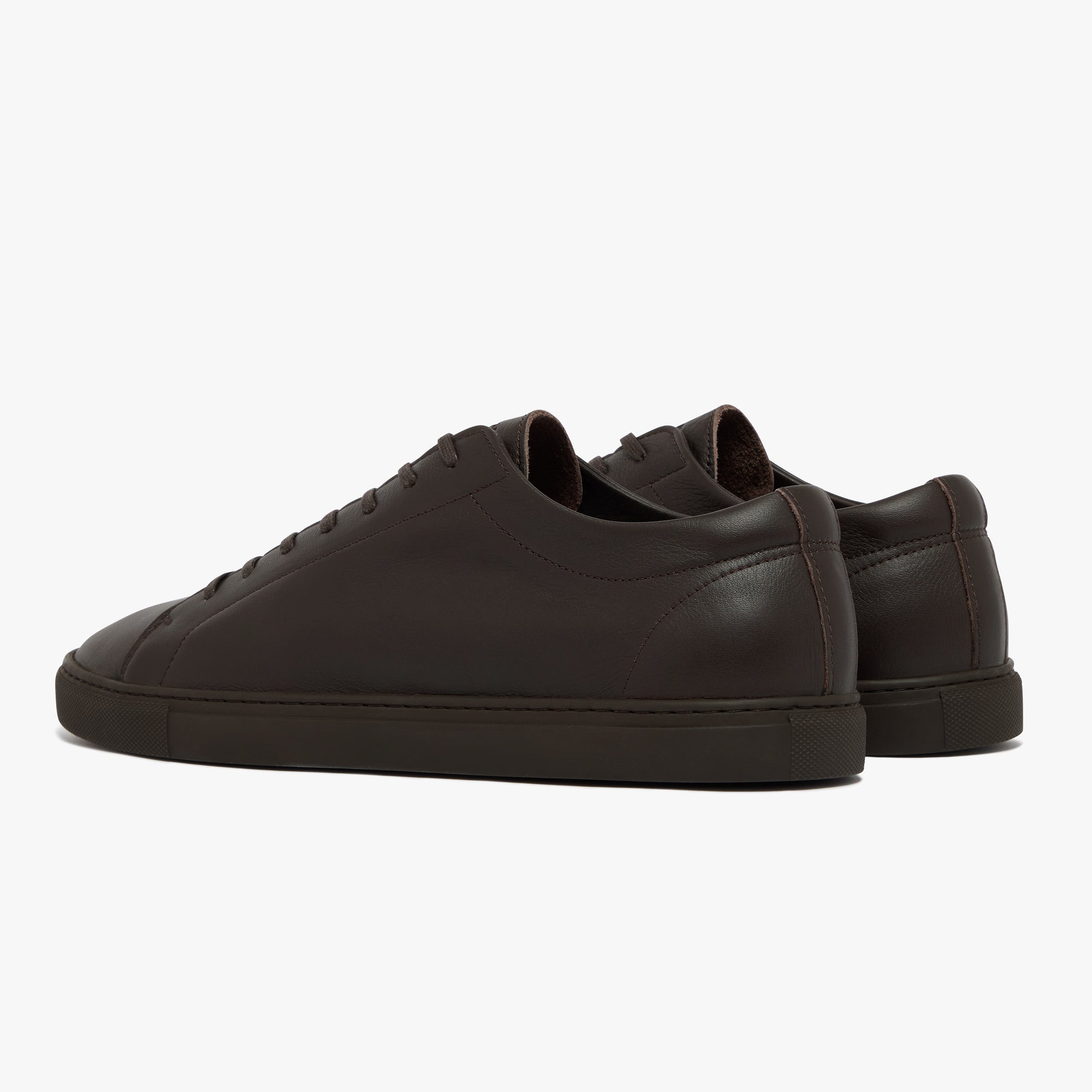 Relaxed Sneaker Triple Espresso Leather Mens