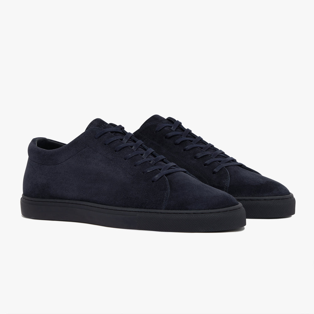 Men's Triple Indigo Suede Relaxed Sneaker side profile