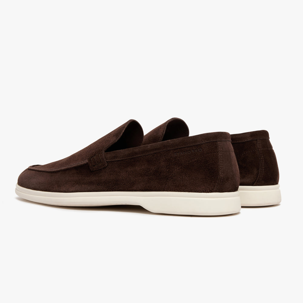 Uniform Standard Men's minimalist leather loafer in Brown handcrafted in Portugal