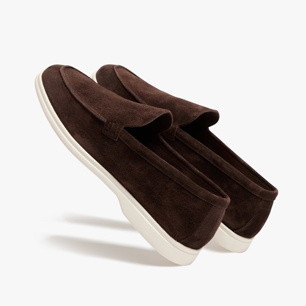 Uniform Standard Men's minimalist leather loafer in Brown handcrafted in Portugal