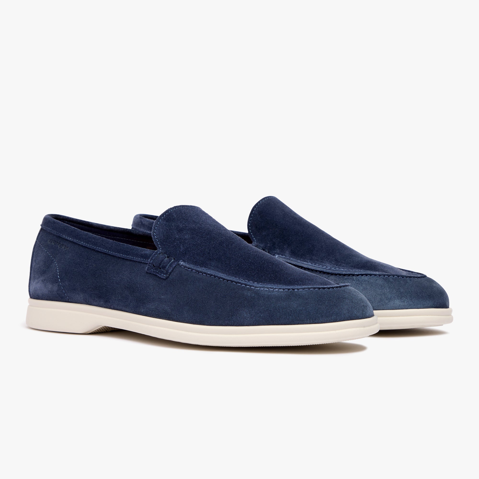 Relaxed Loafer Chambray Suede Mens