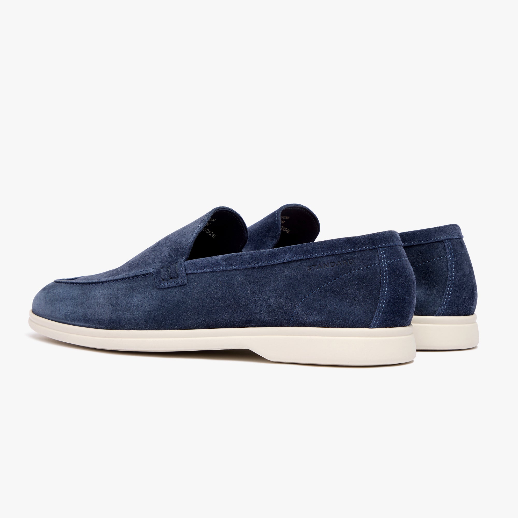 Relaxed Loafer Chambray Suede Mens