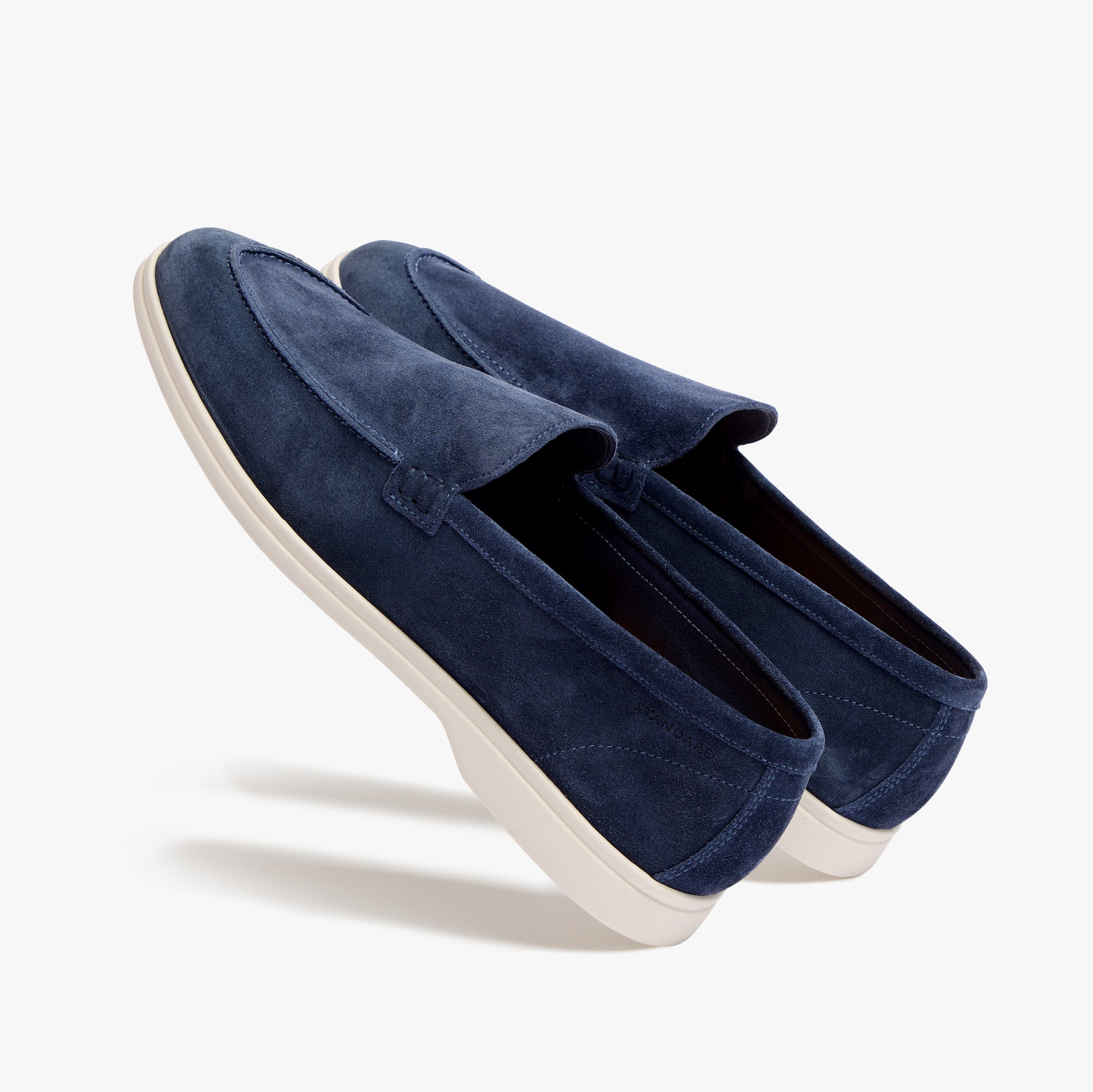 Relaxed Loafer Chambray Suede Mens