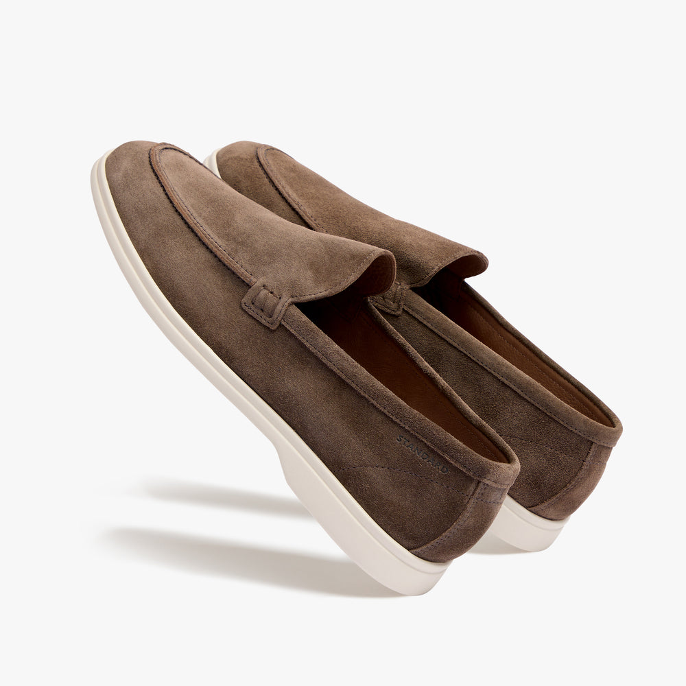 Relaxed Loafer Mocha Suede