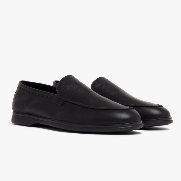 Relaxed Loafer Triple Black Leather