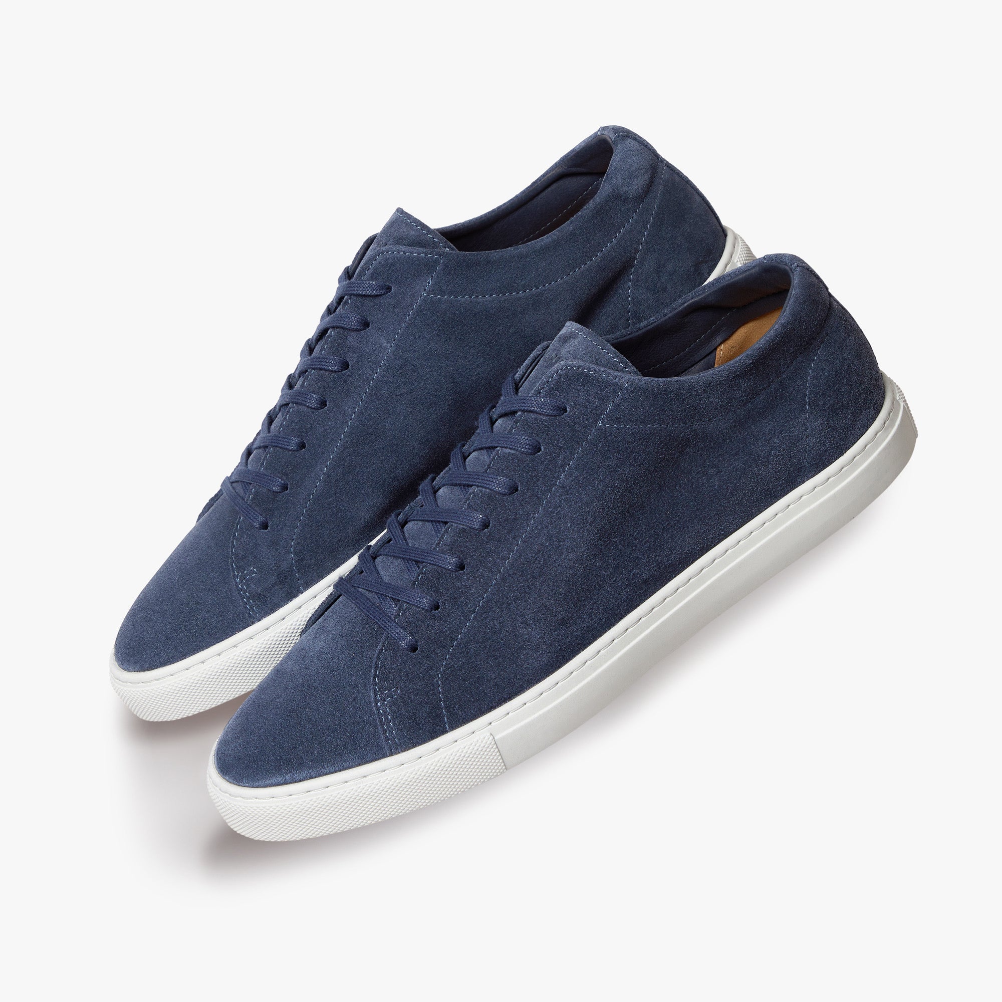 Relaxed Sneaker Chambray Suede Mens